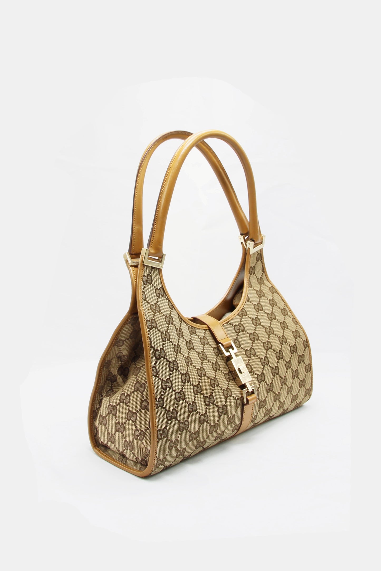 Vintage Gucci GG Canvas Jackie Hobo Bag