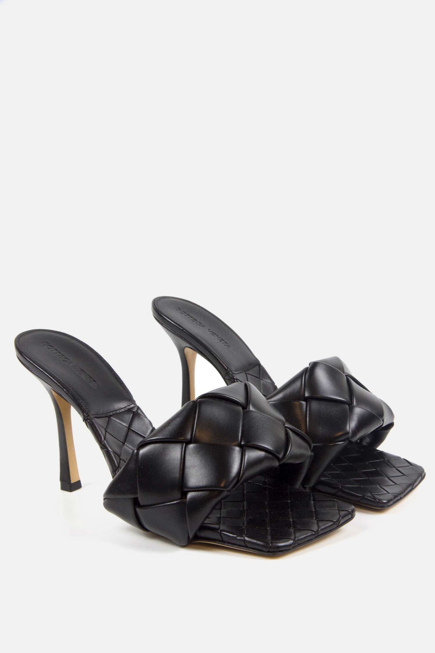 Nappa Maxi Intrecciato Lido Mule Sandals