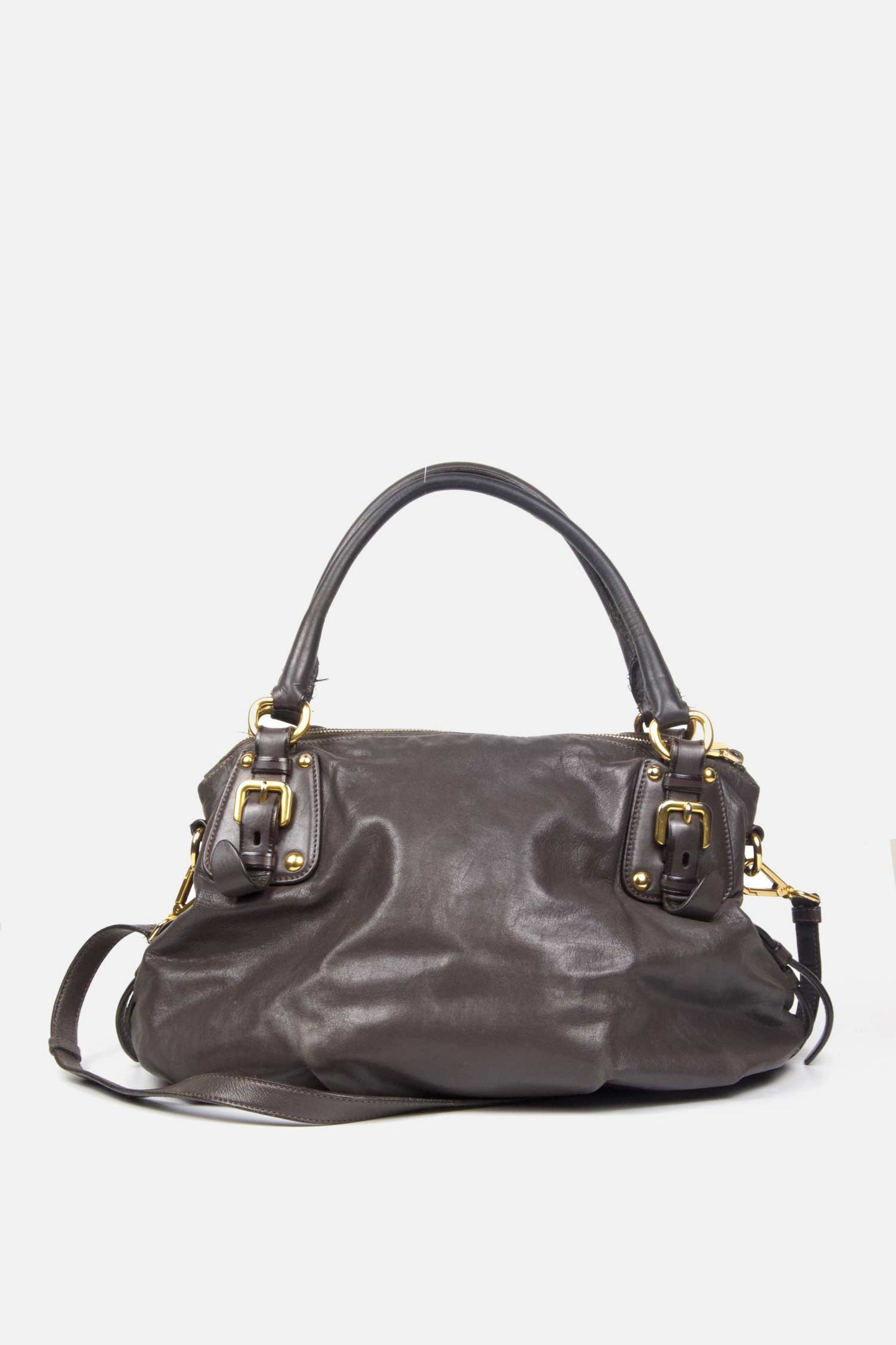 Vintage Prada 2 way calfskin shoulder bag