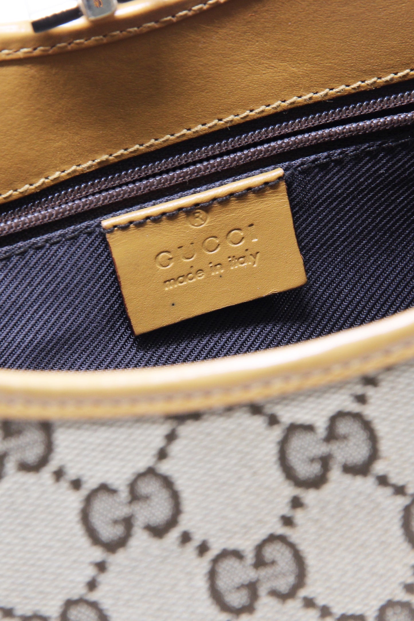Vintage Gucci GG Canvas Jackie Hobo Bag