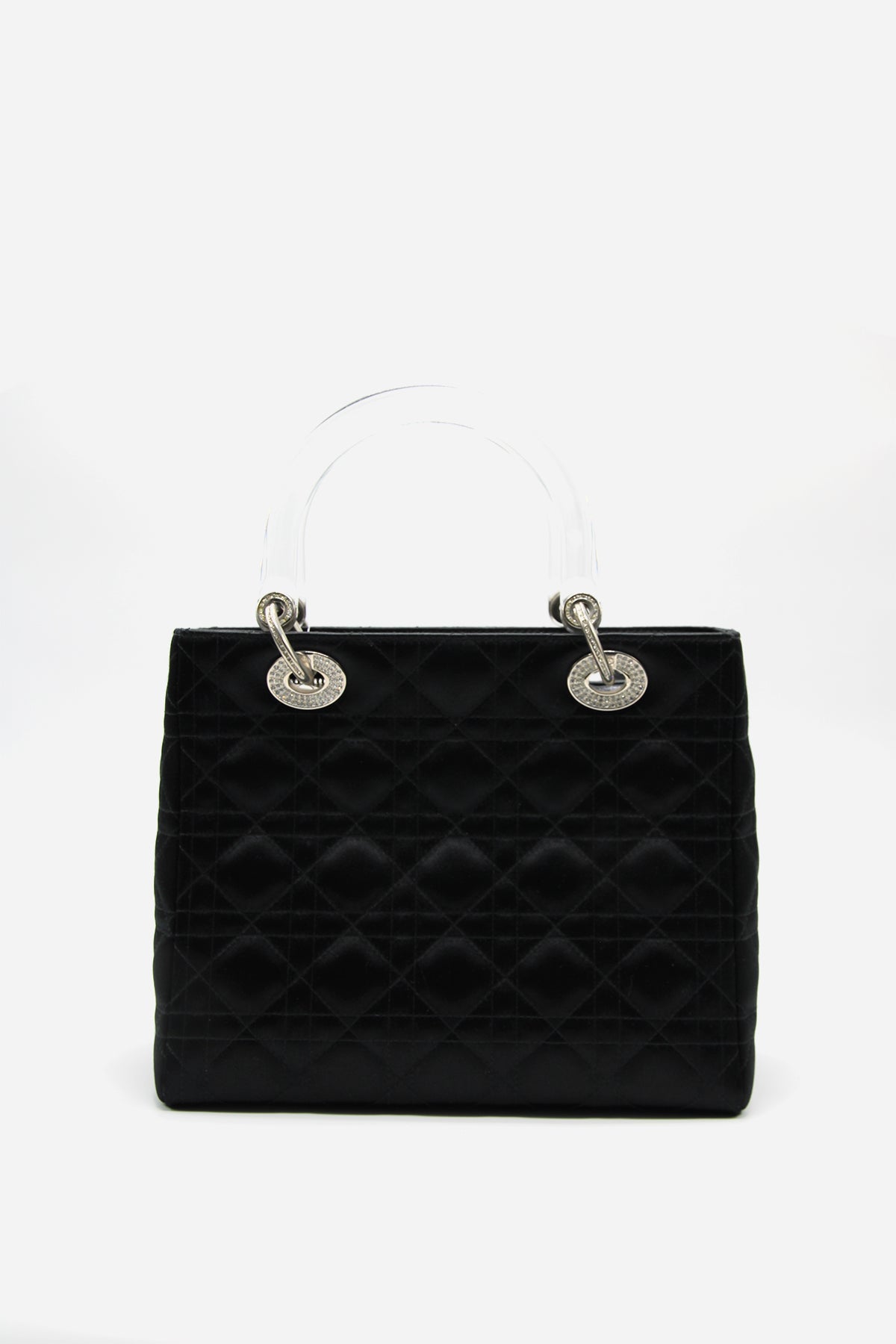 Dior Medium Satin Cannage Lady Dior Bag