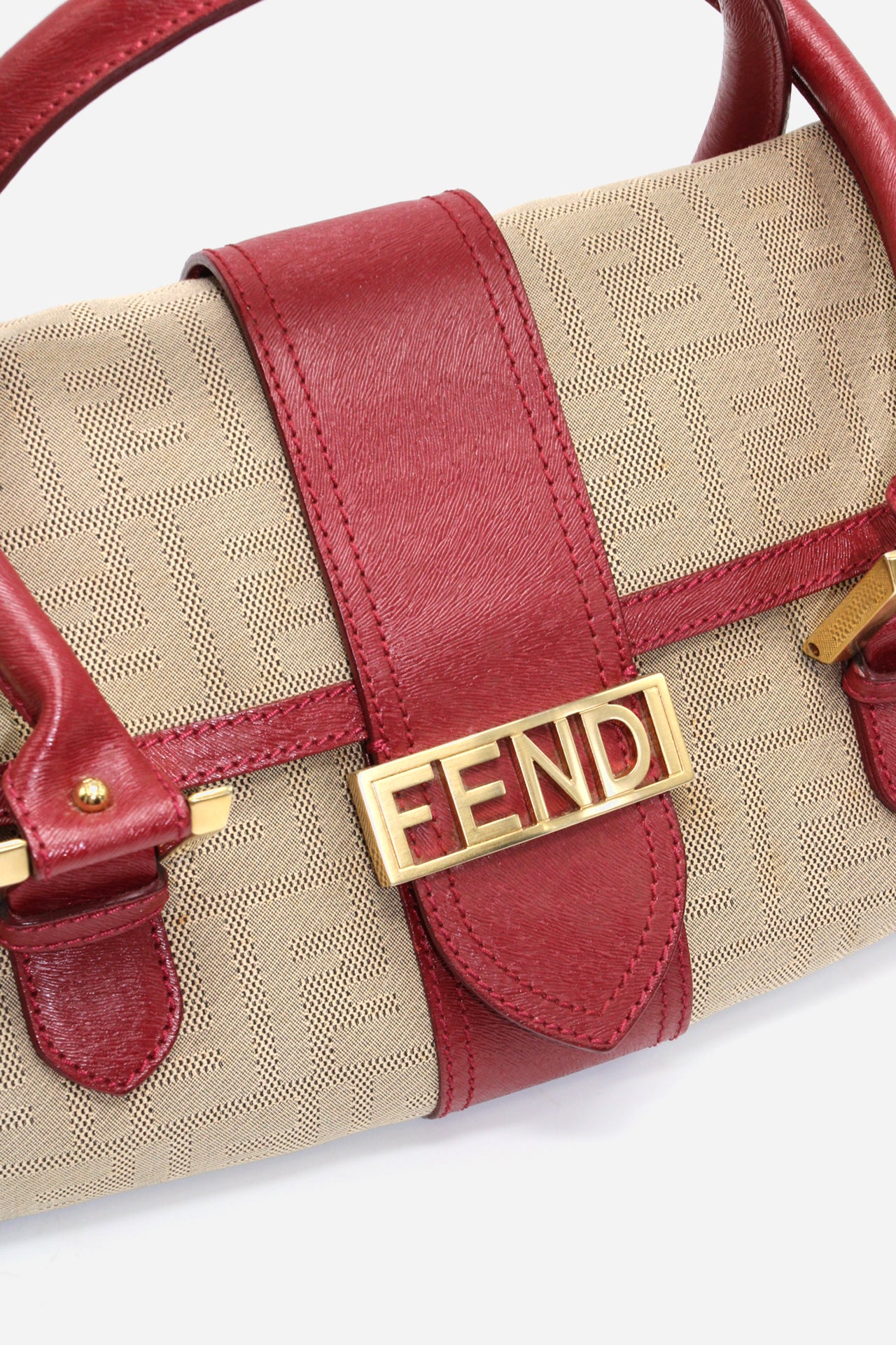 Fendi Zucca Shadow Shoulder Bag