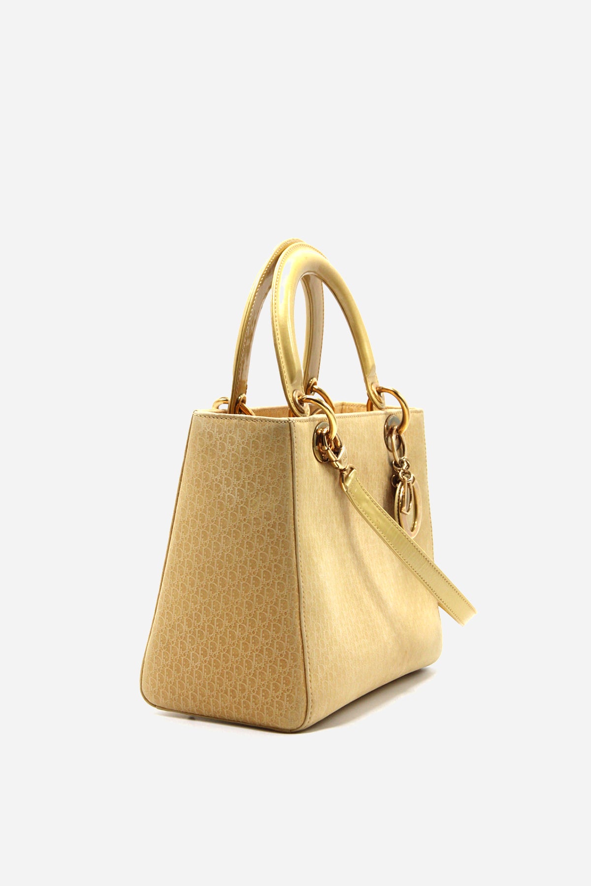 Vintage Medium Suede Diorissimo Lady Dior Bag