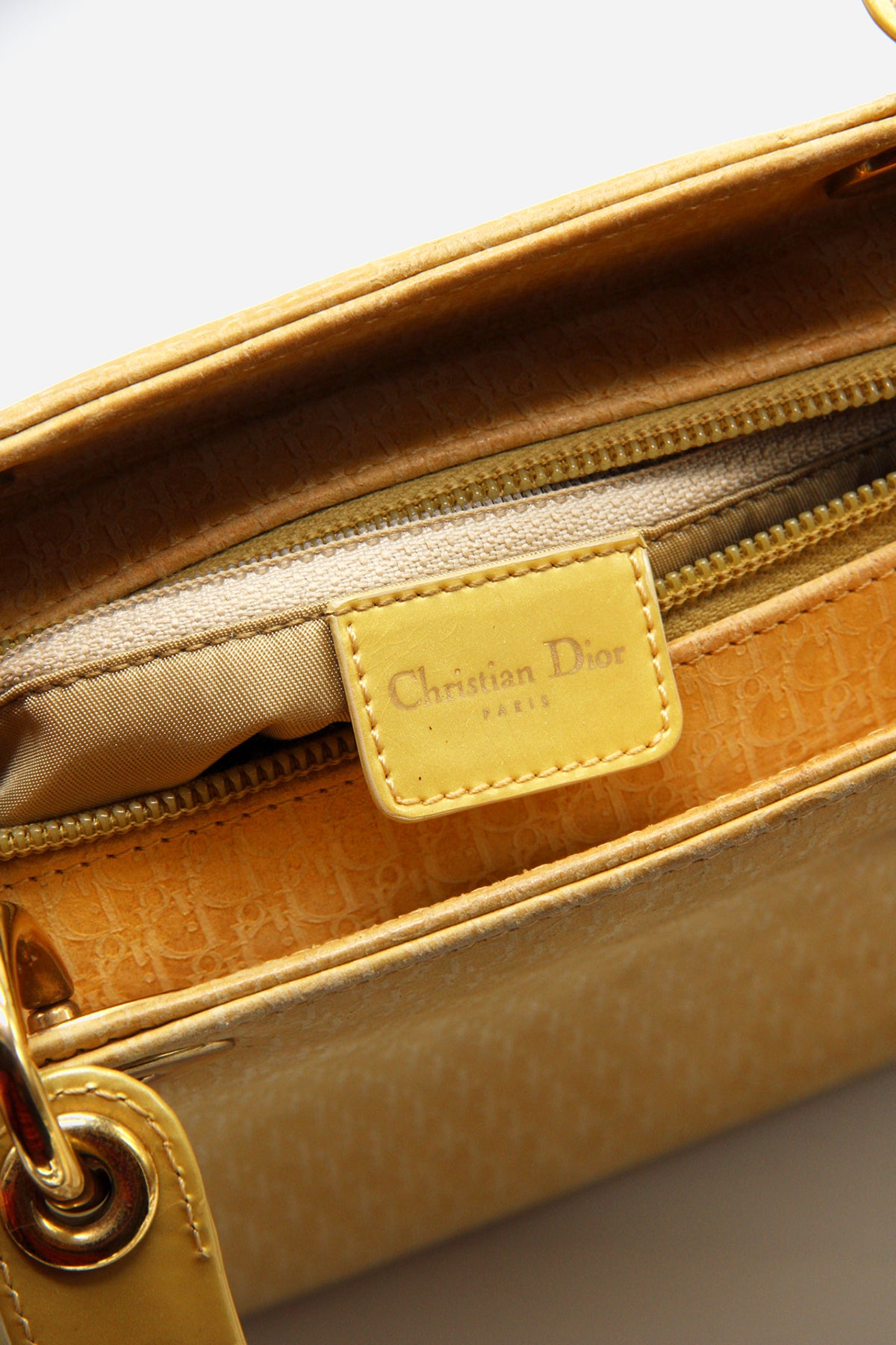 Vintage Medium Suede Diorissimo Lady Dior Bag