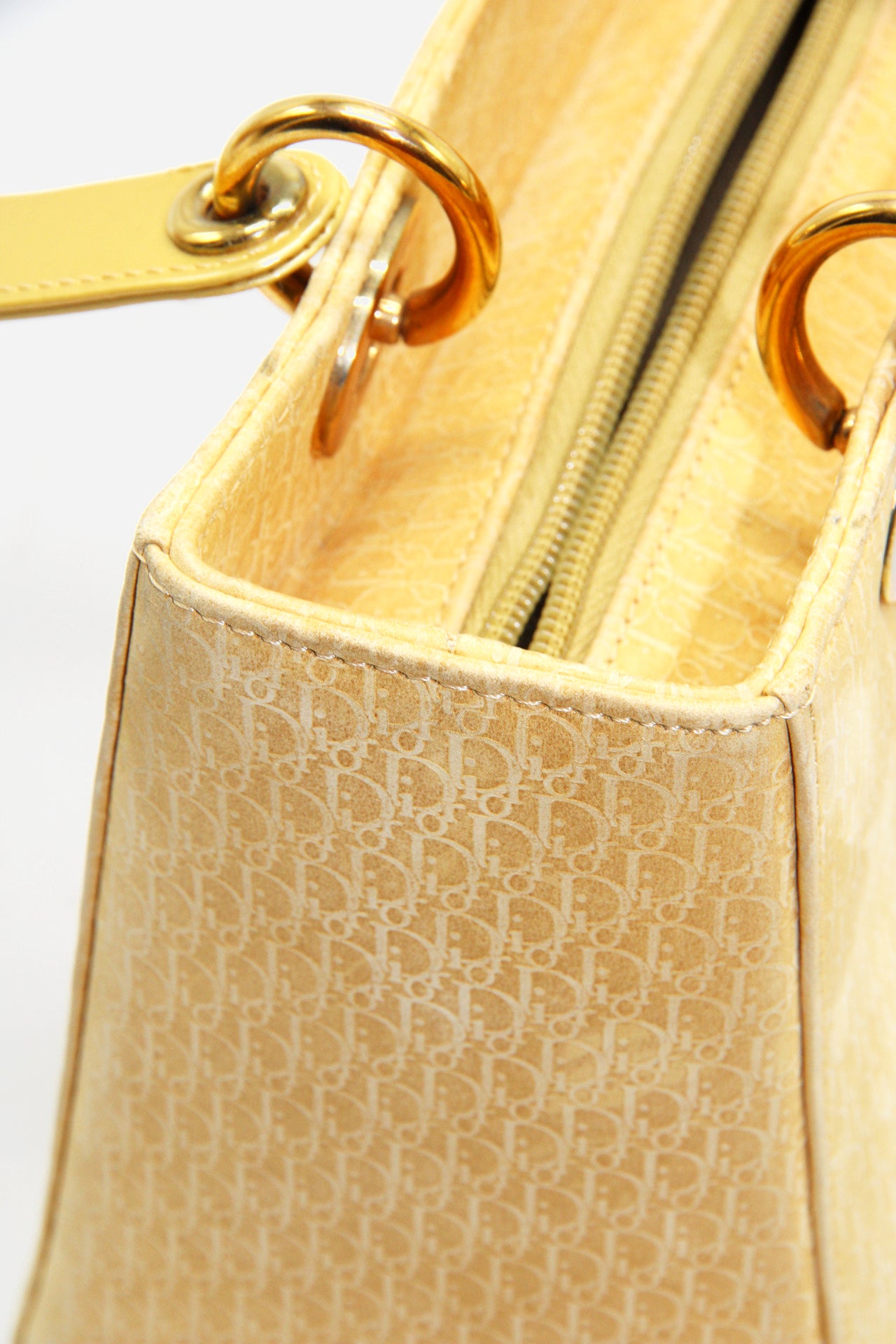 Vintage Medium Suede Diorissimo Lady Dior Bag