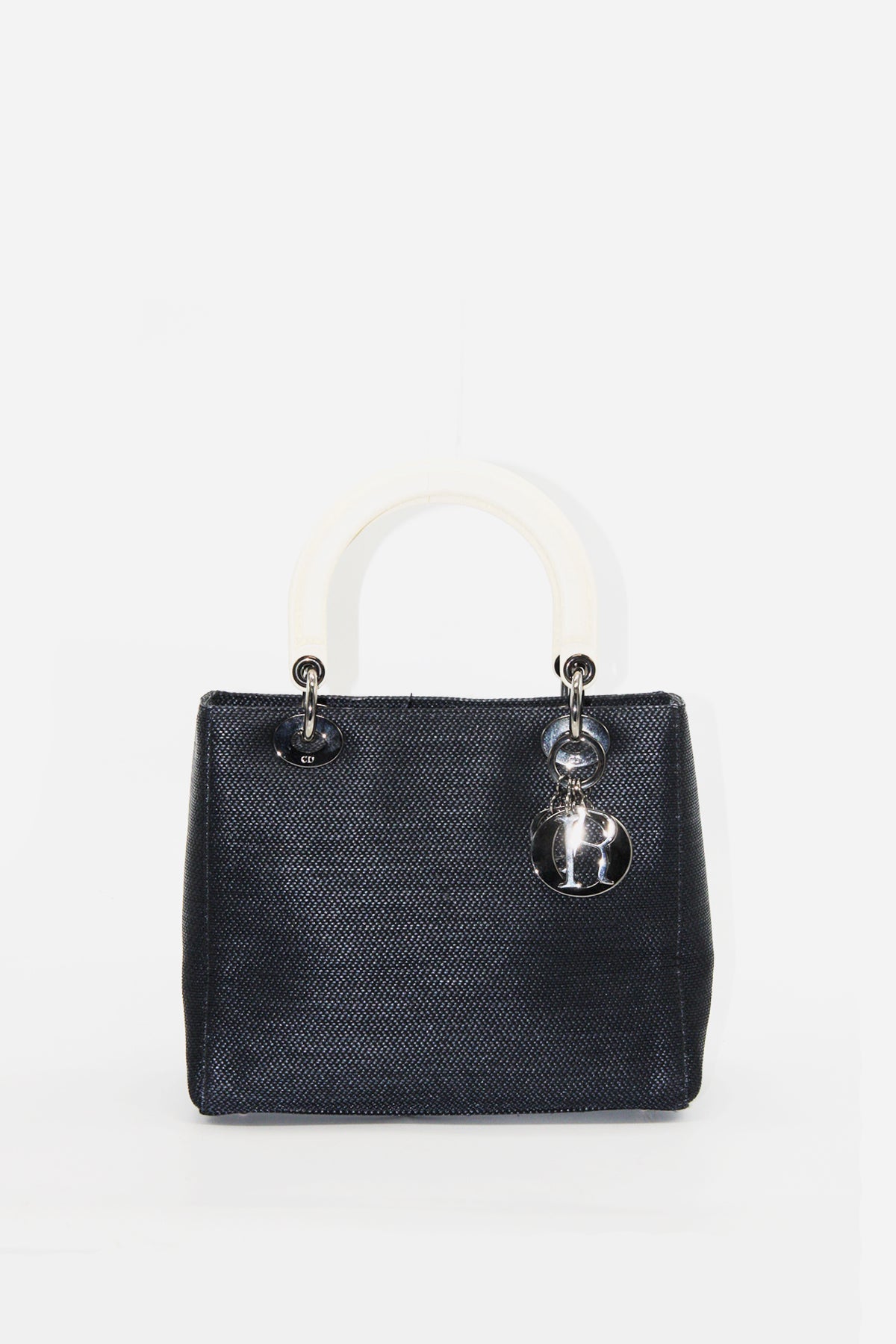 Dior Medium Straw Lady Dior Bag