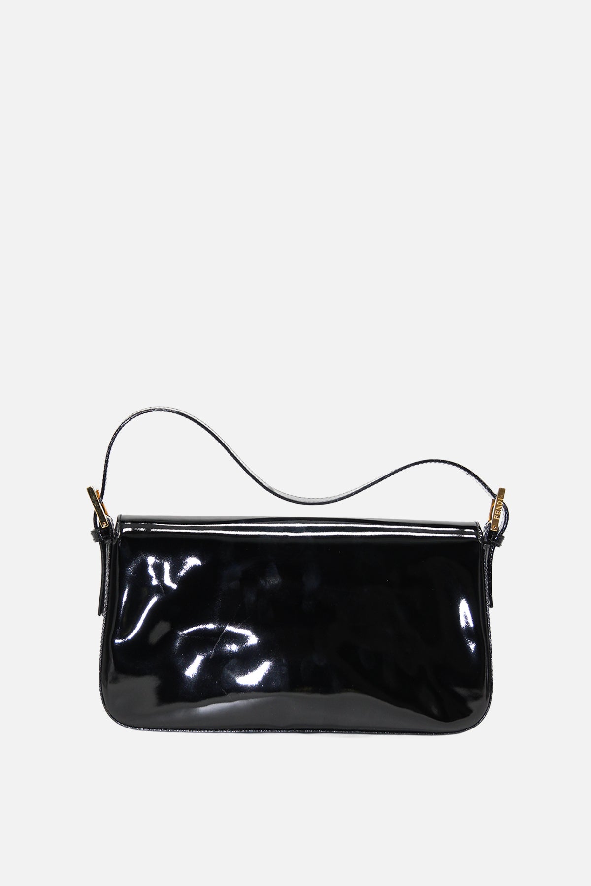 Fendi Vintage Patent Baguette Bag