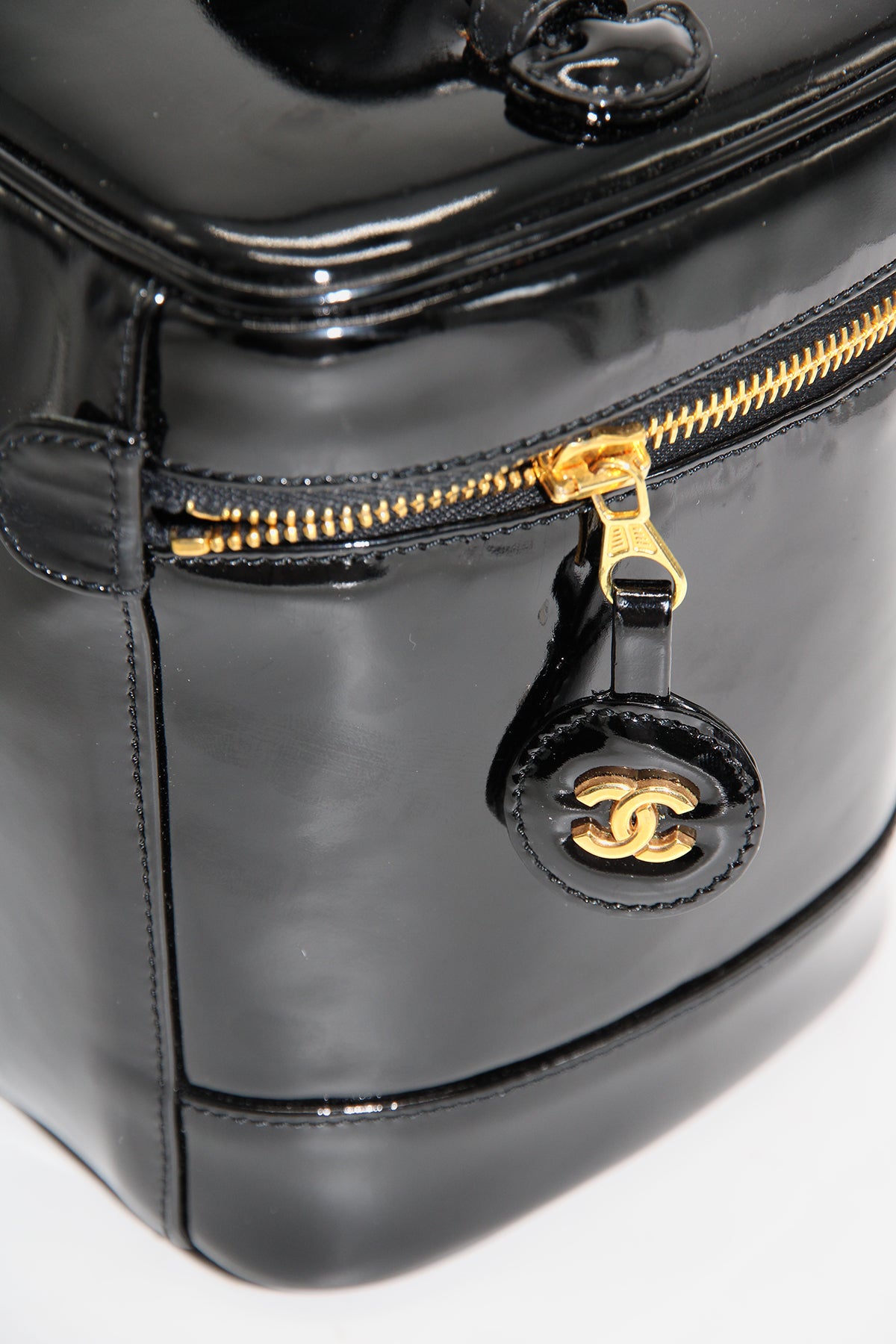 Chanel Patent Timeless CC Cosmetic Case