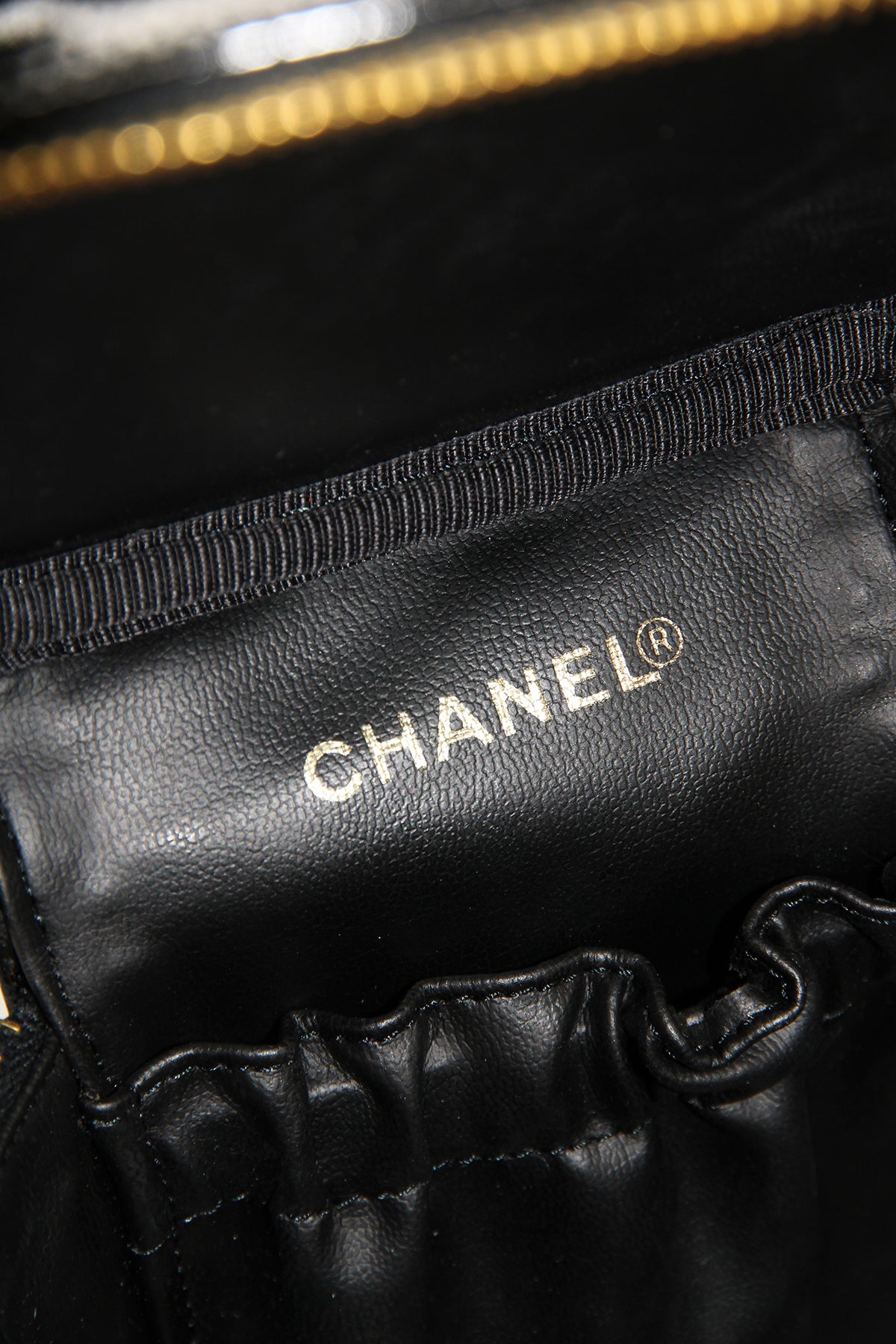 Chanel Patent Timeless CC Cosmetic Case