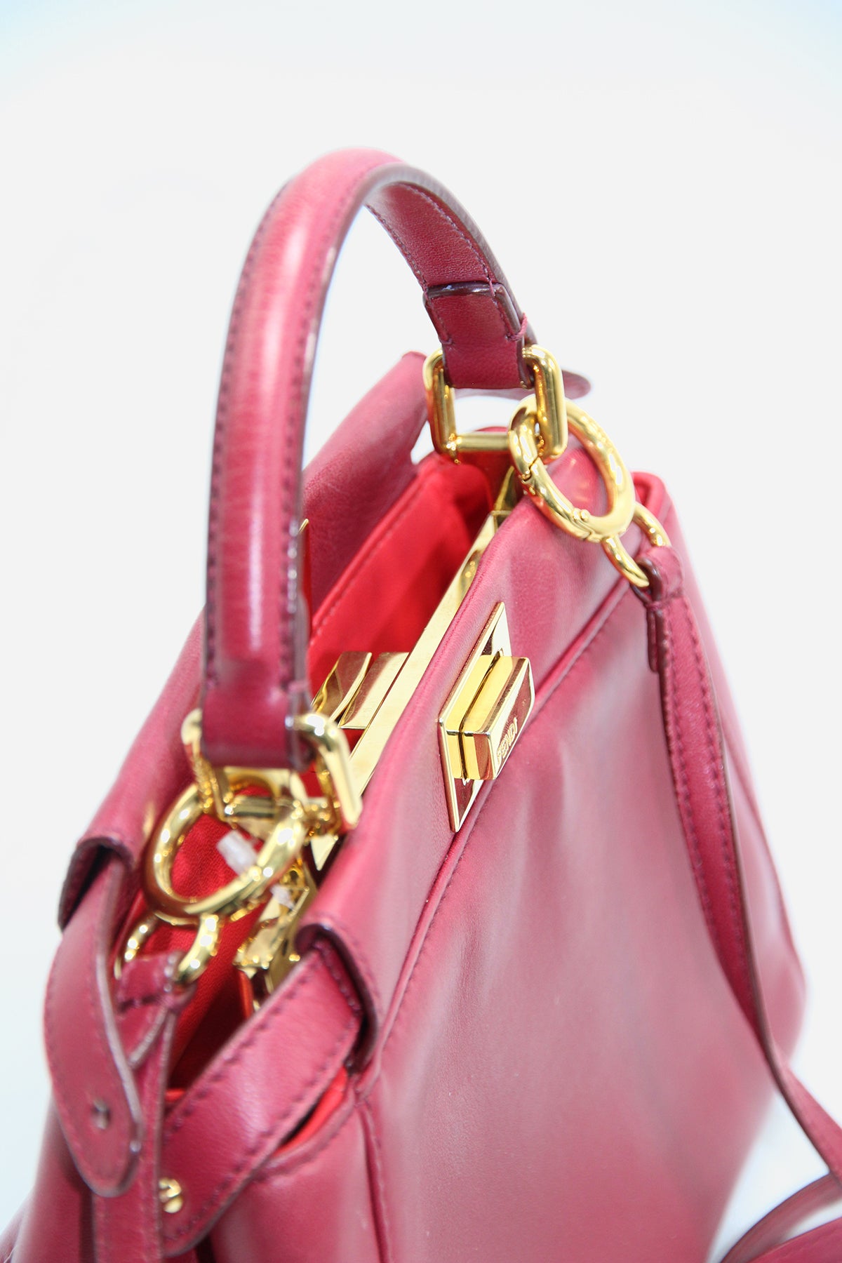 Fendi Leather Peekaboo Mini