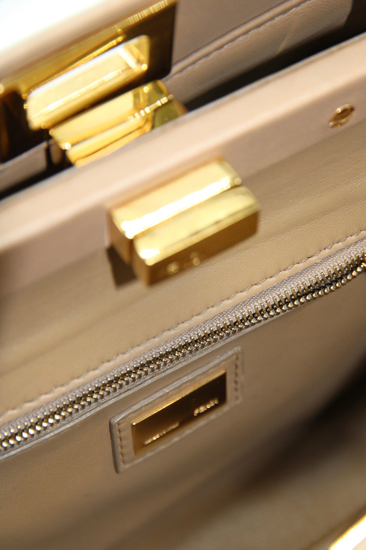 Fendi Leather Peekaboo Mini