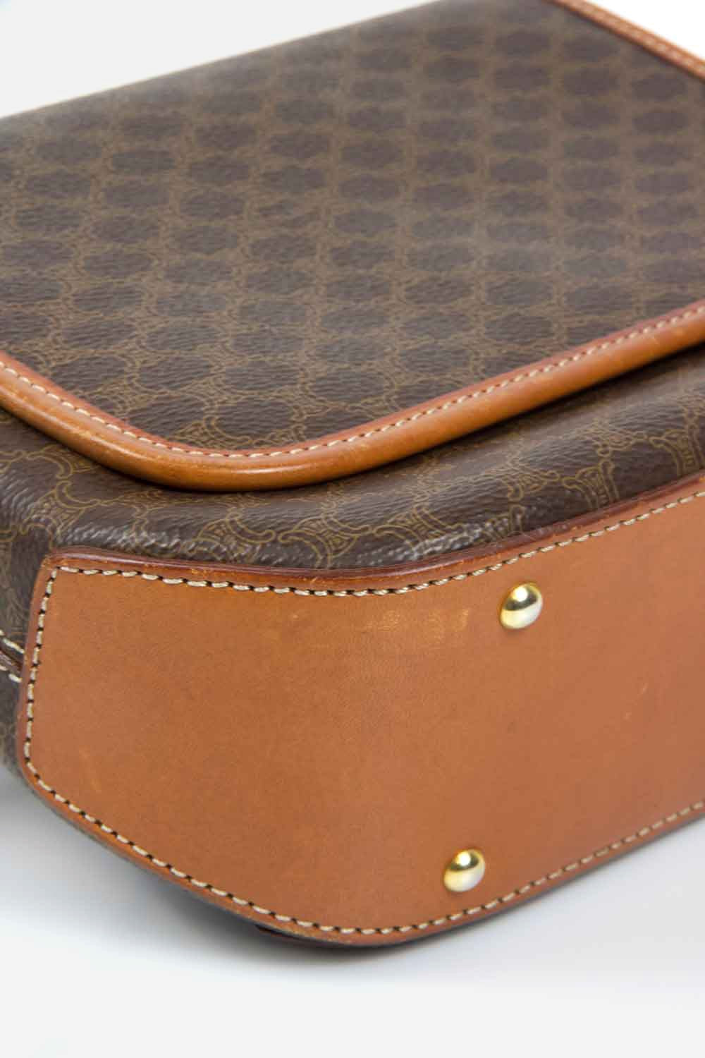 Vintage Celine Macadam Crossbody Bag