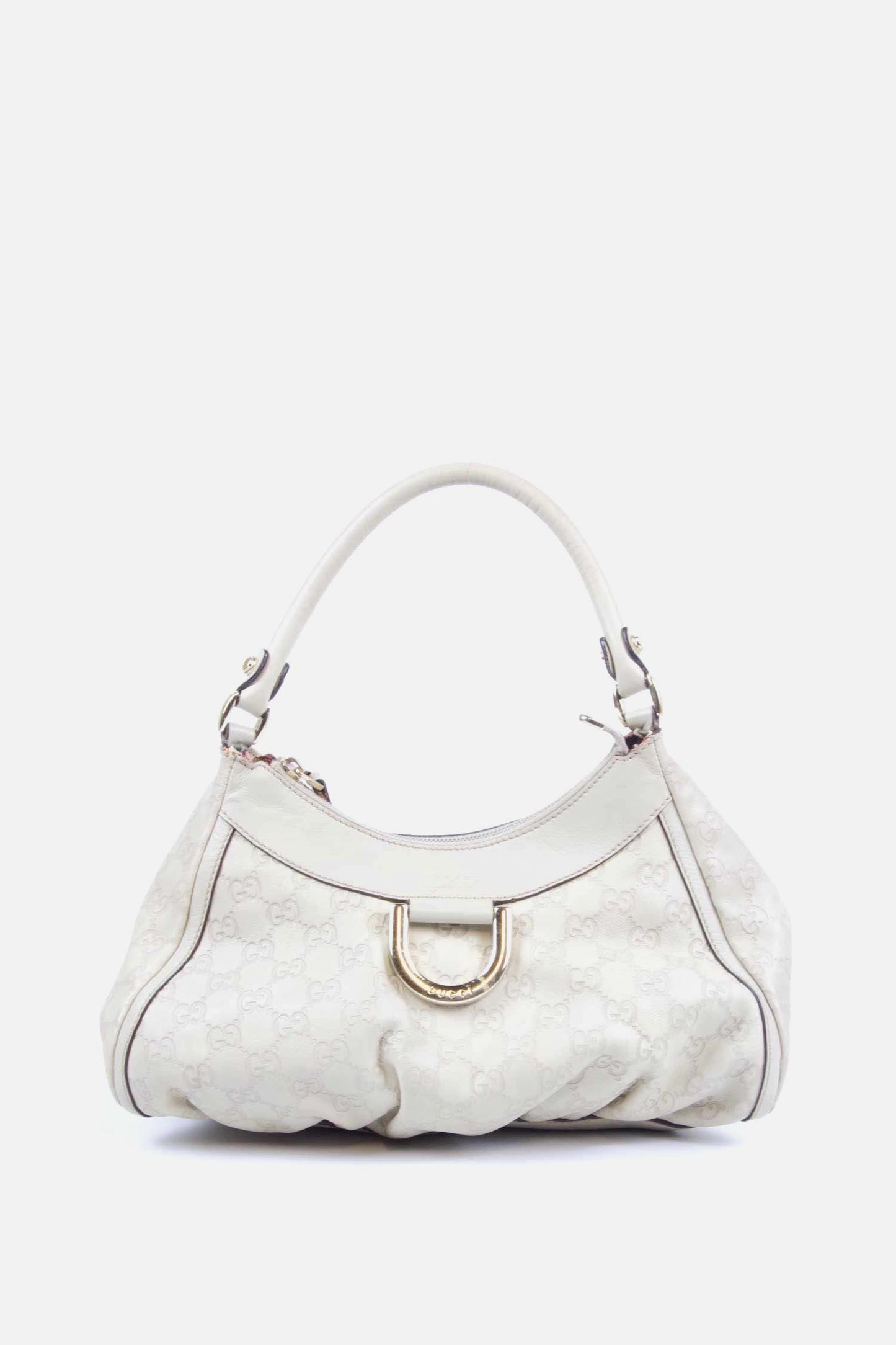 Vintage Gucci leather D ring hobo bag