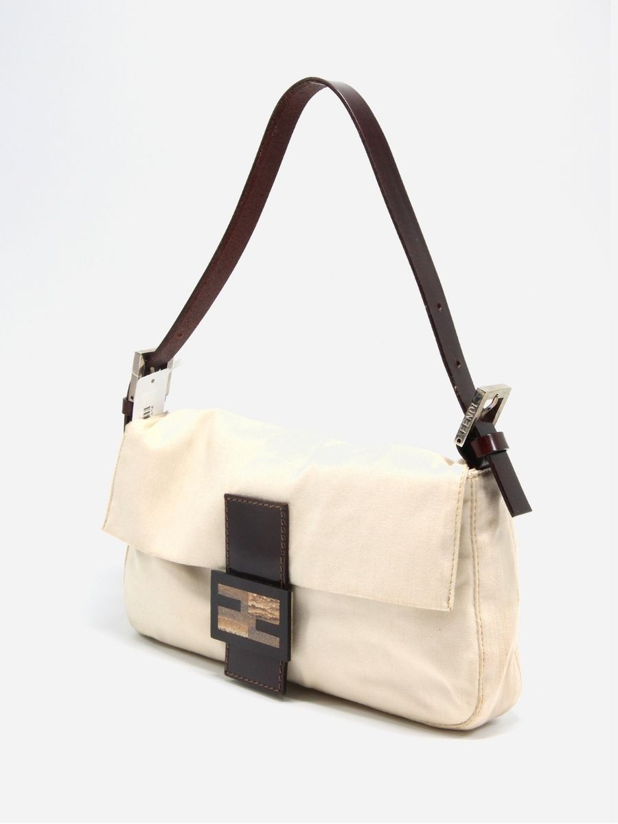 Fendi Canvas  Baguette