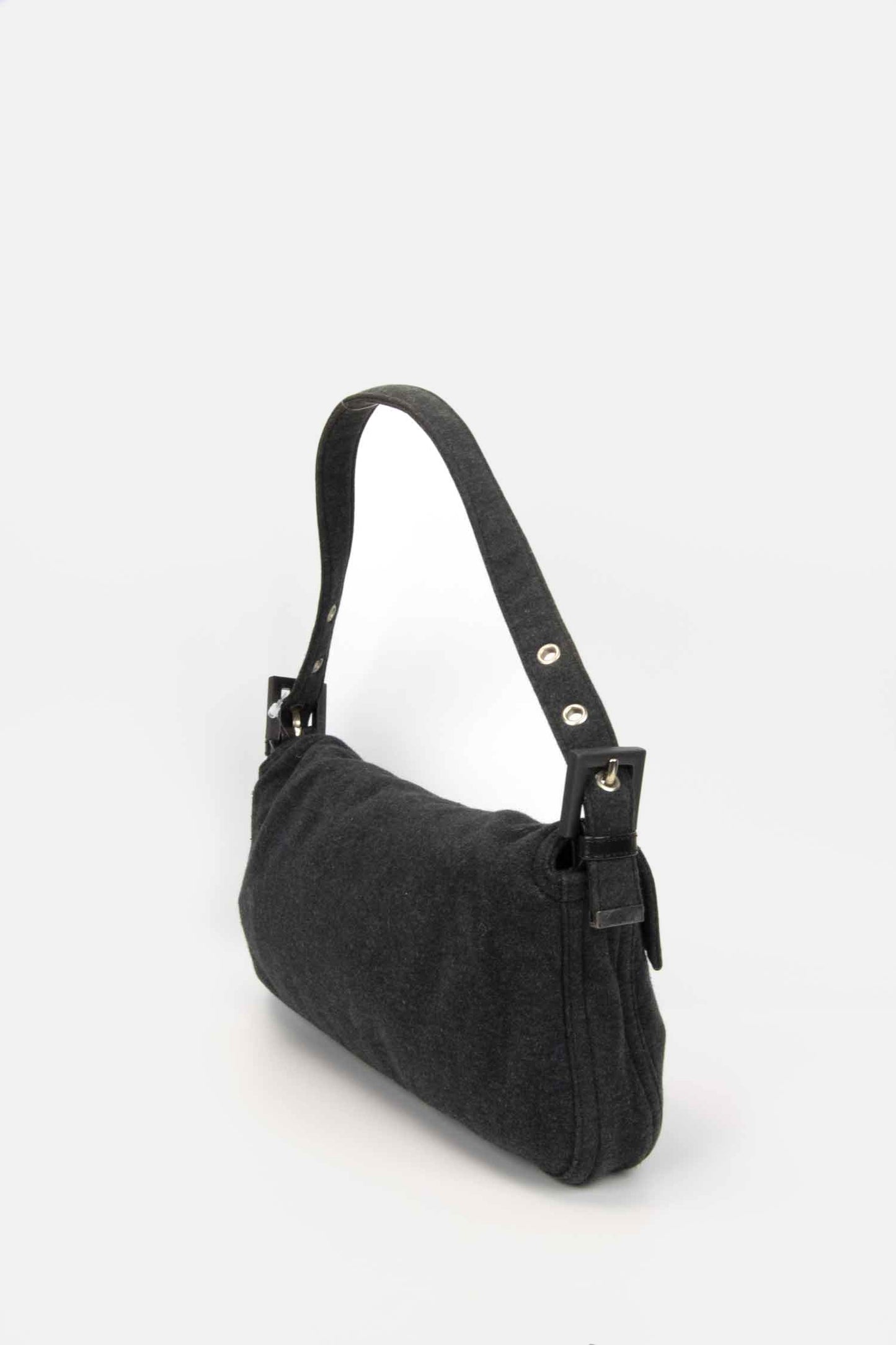 Vintage Fendi Jersey Baguette Grey
