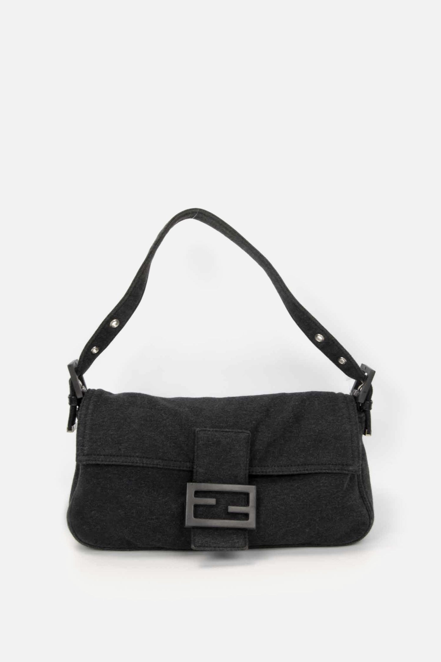 Vintage Fendi Jersey Baguette Grey