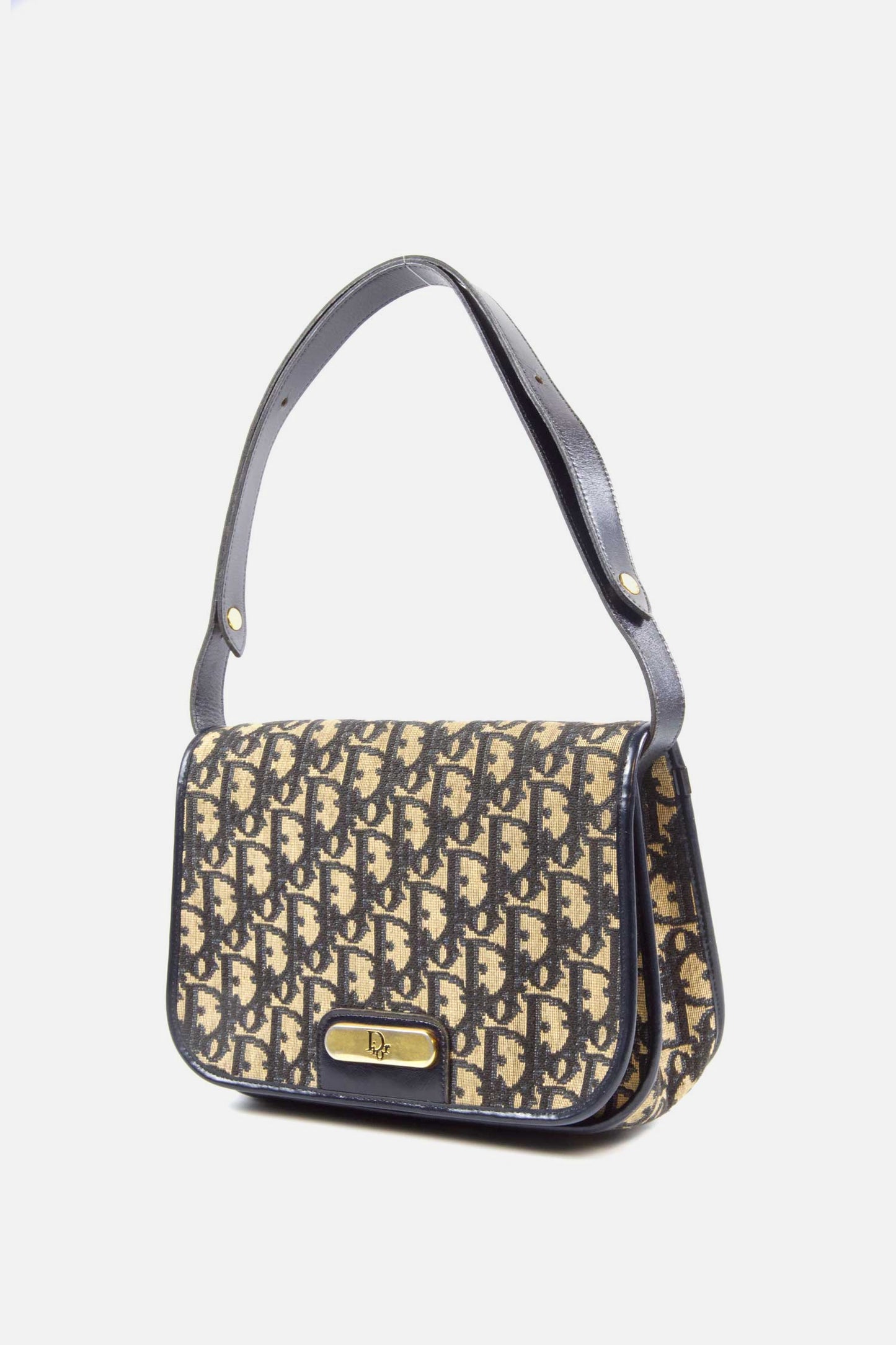 Vintage Dior trotter shoulder bag