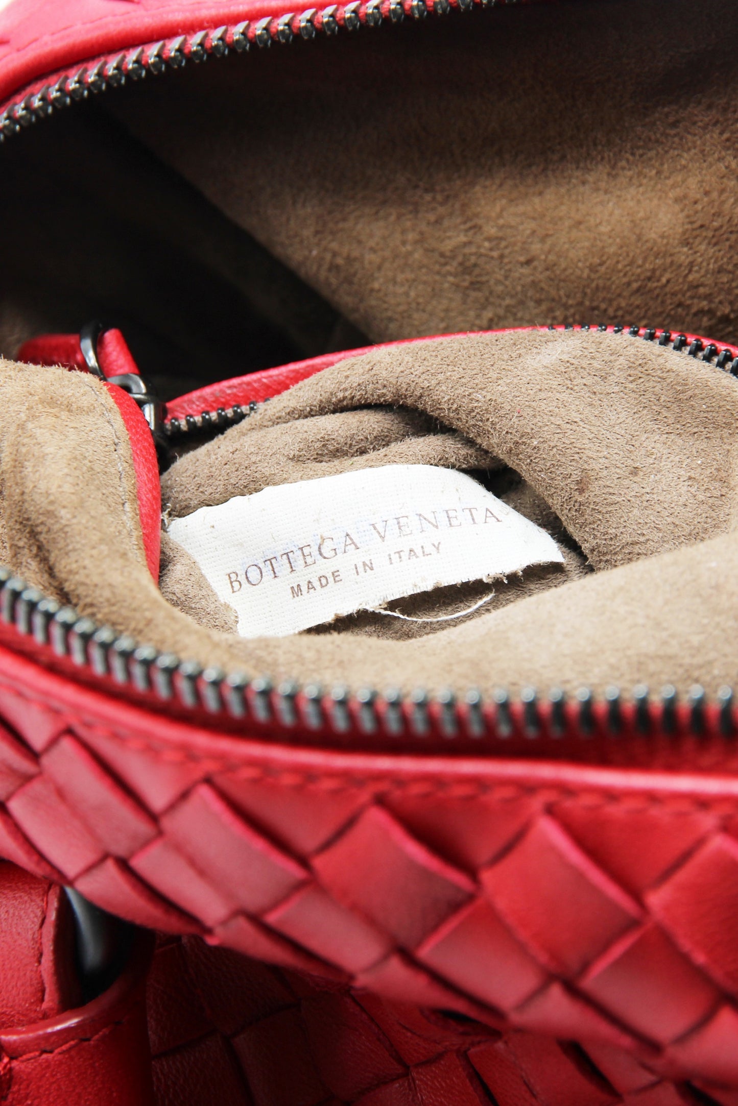 Vintage Bottega Veneta Intrecciato Small Boston Bag