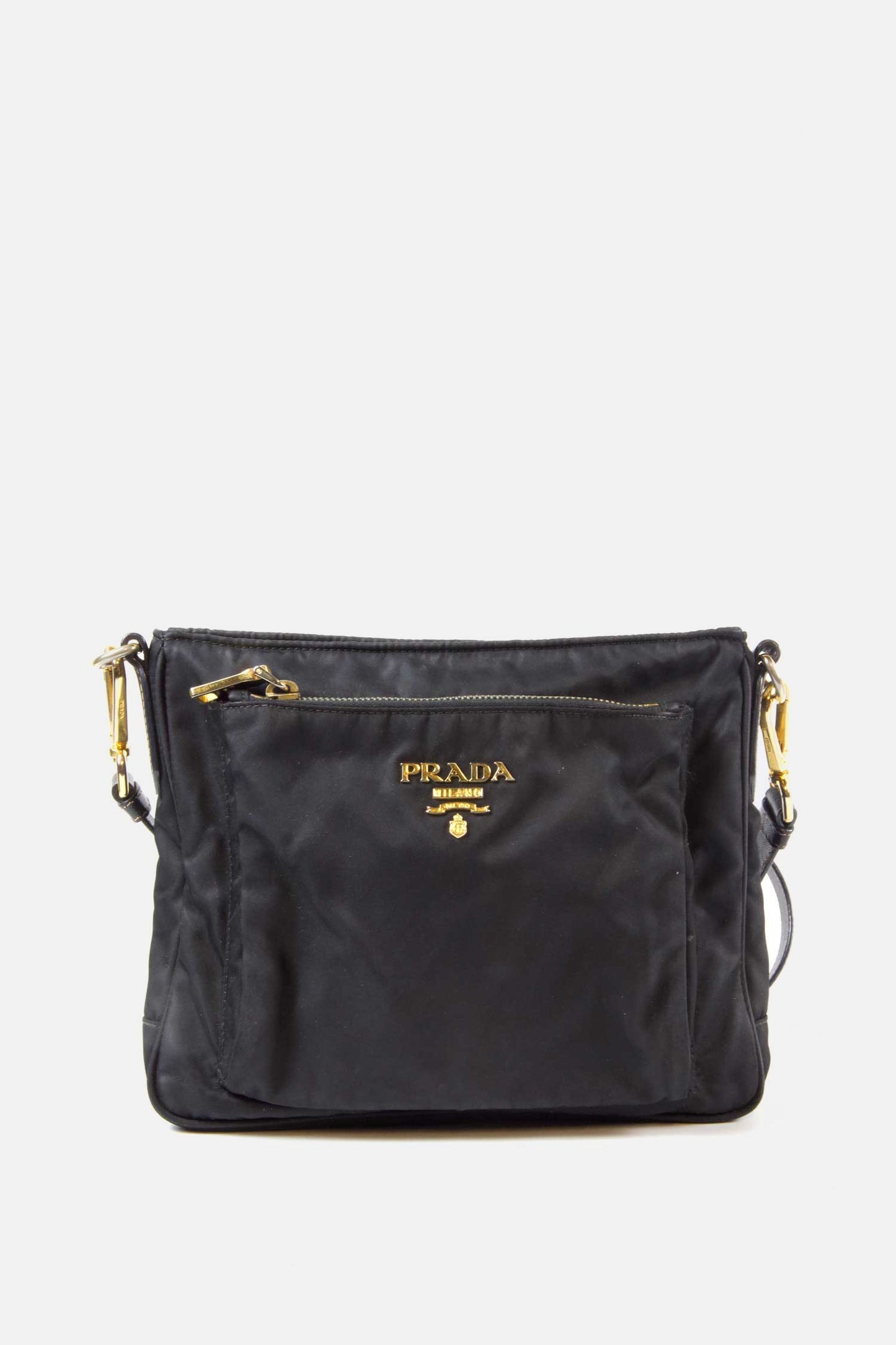 Vintage Prada Zip messenger bag