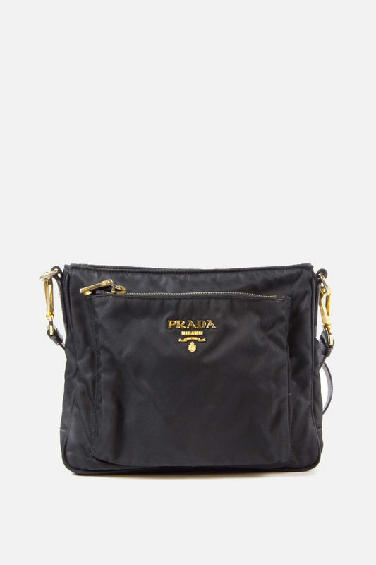 Vintage Prada Zip messenger bag