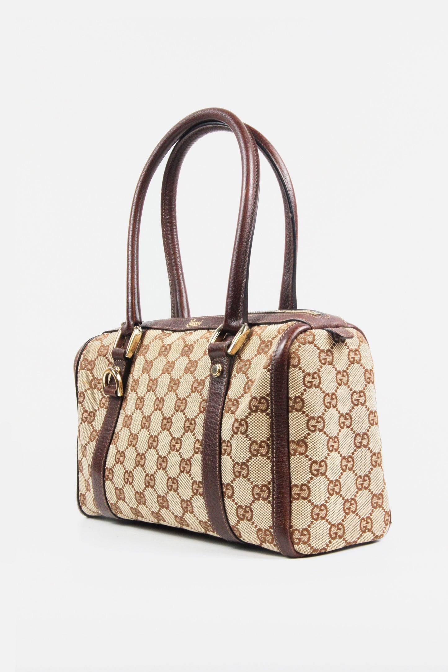 Vintage Gucci GG Canvas Small Abbey Boston Bag