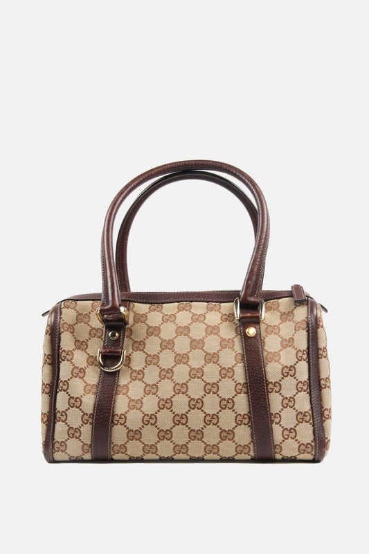 Vintage Gucci GG Canvas Small Abbey Boston Bag