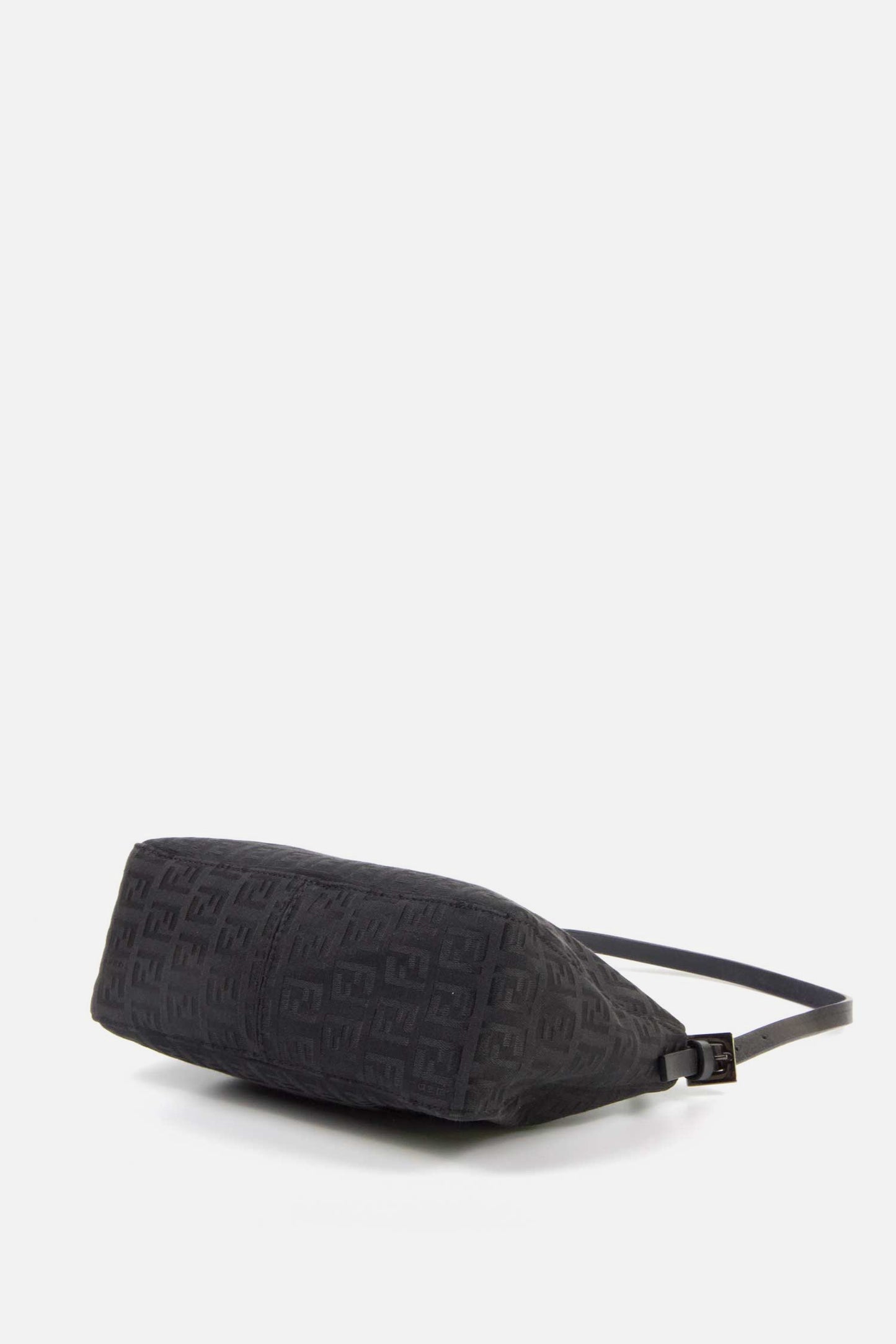 Vintage Fendi Black Zucchino Pochette