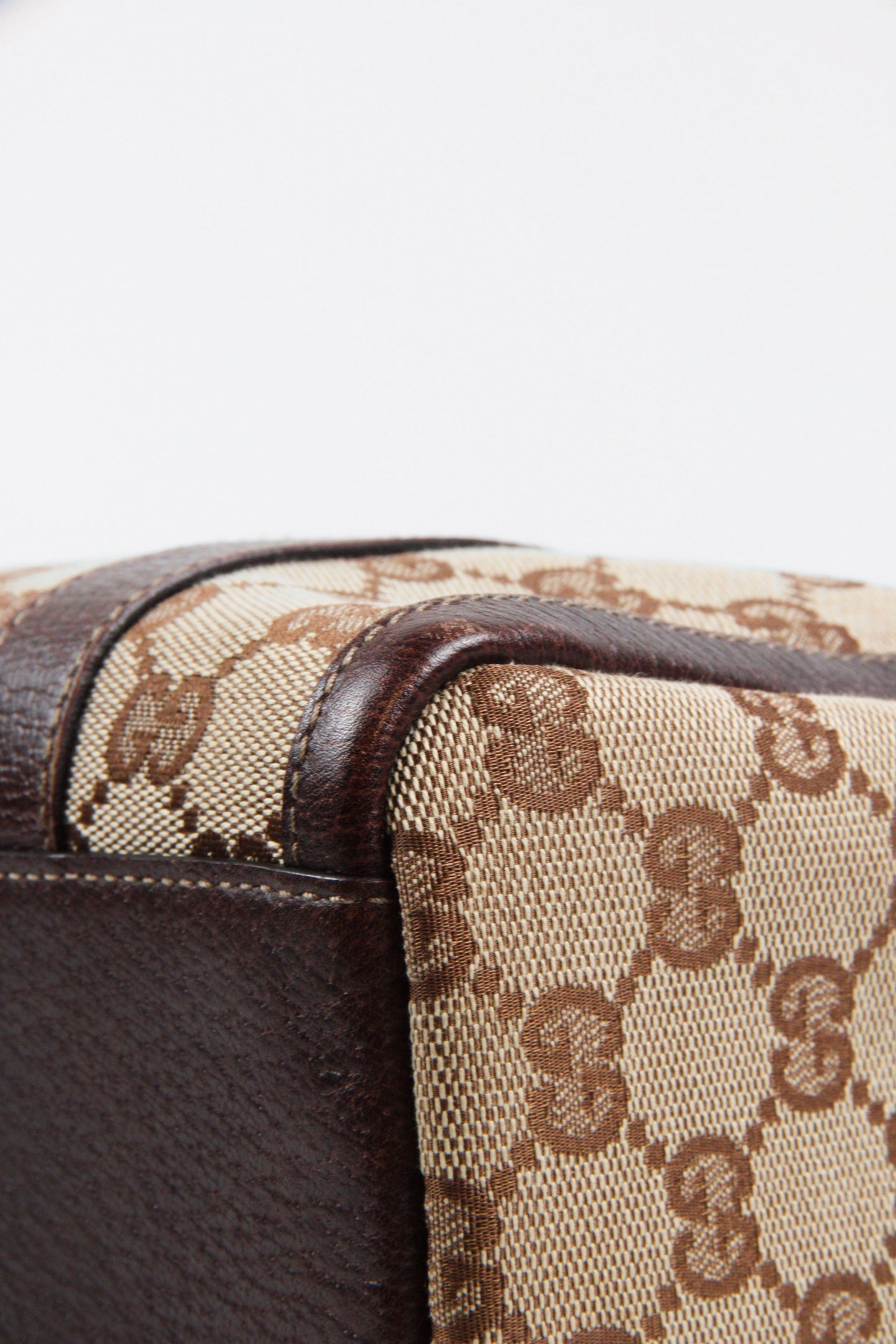 Vintage Gucci GG Canvas Small Abbey Boston Bag