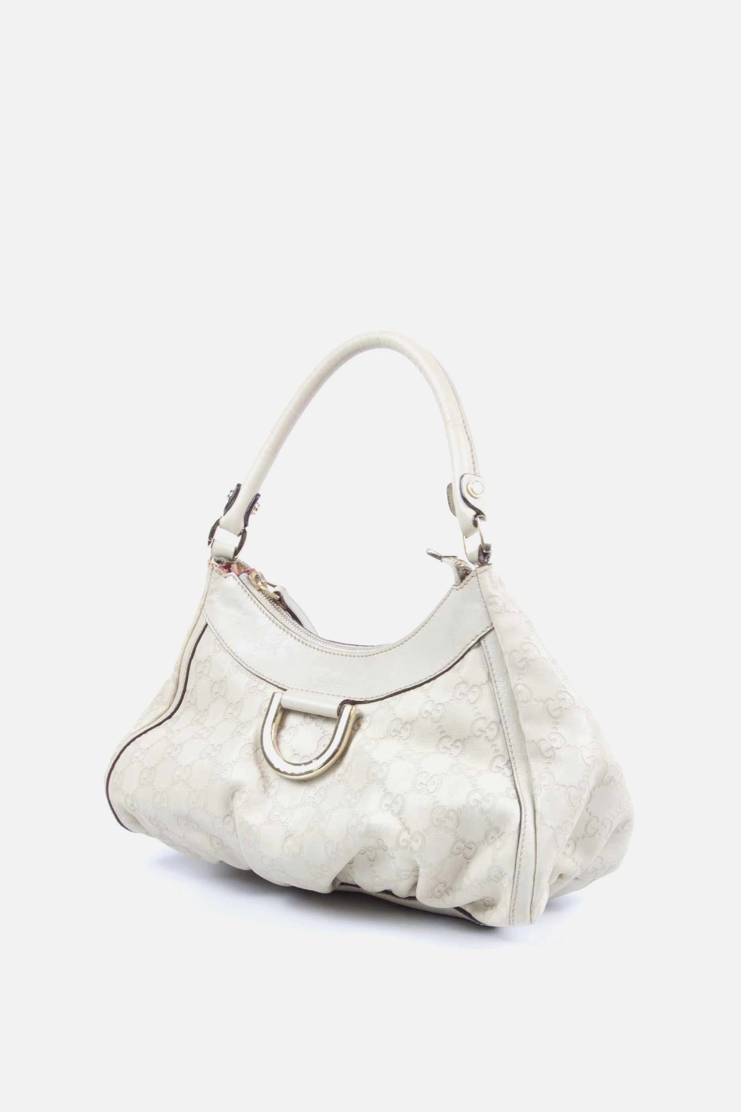 Vintage Gucci leather D ring hobo bag