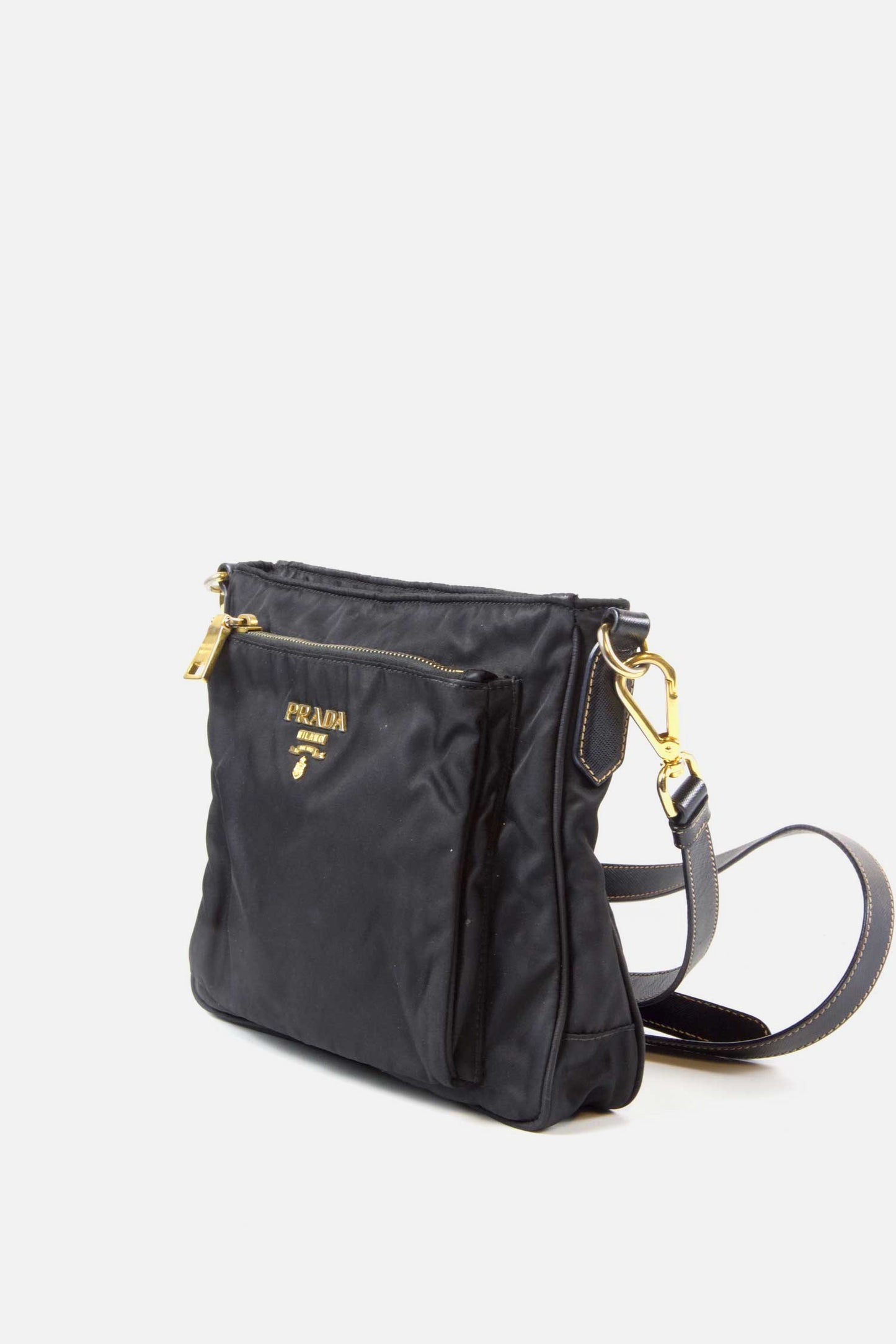 Vintage Prada Zip messenger bag