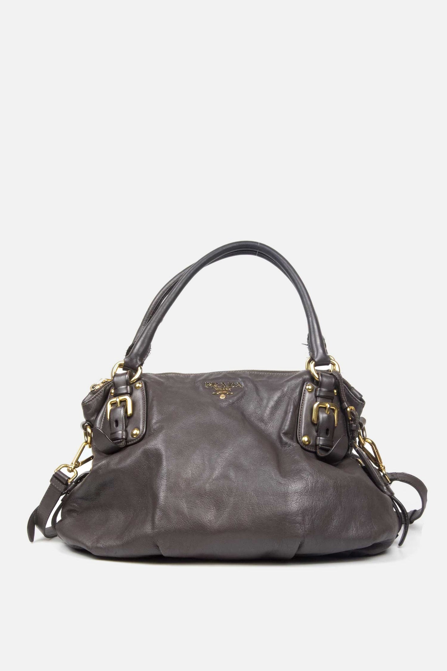 Vintage Prada 2 way calfskin shoulder bag