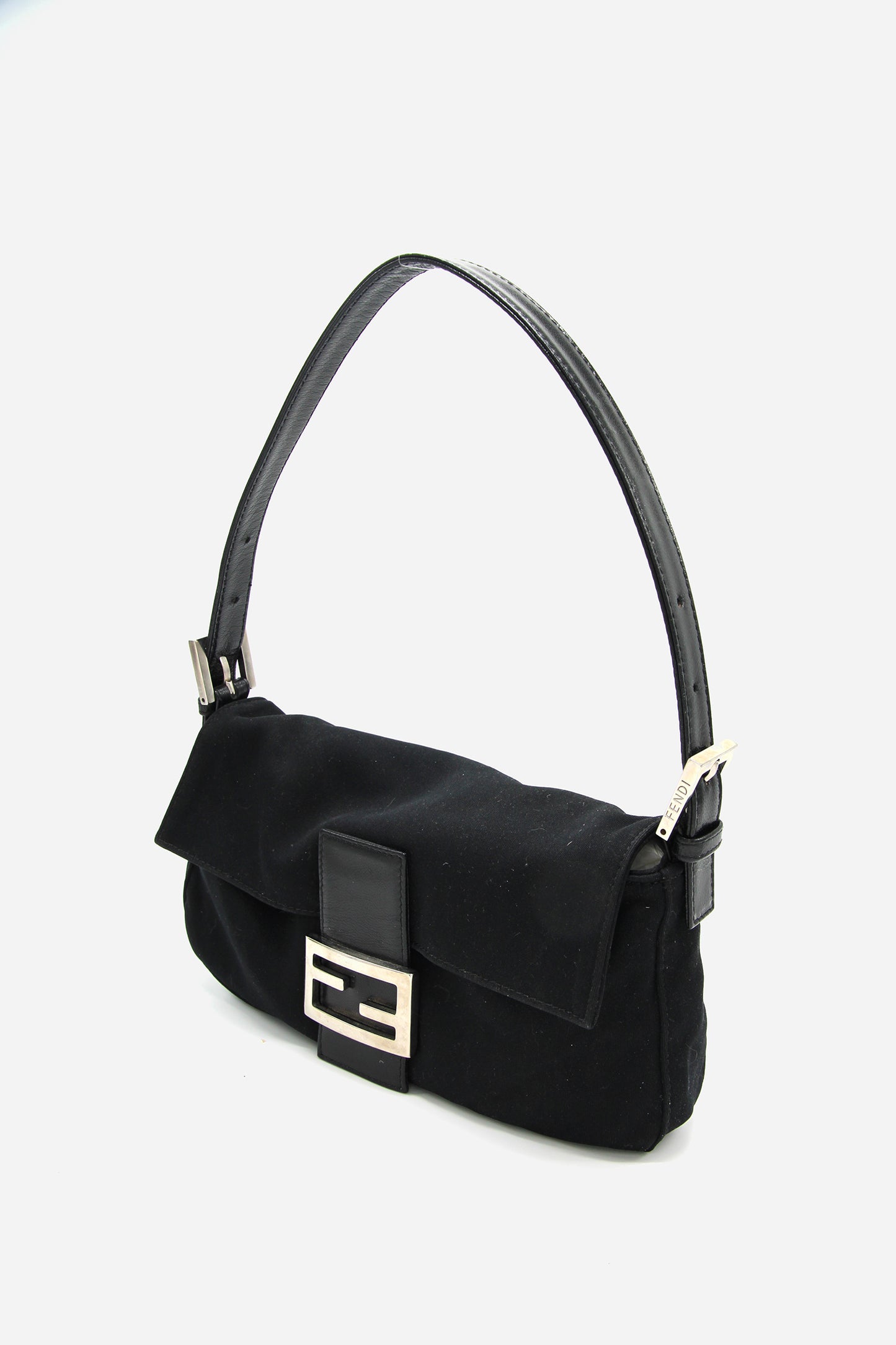 Fendi Neoprene Baguette Shoulder Bag