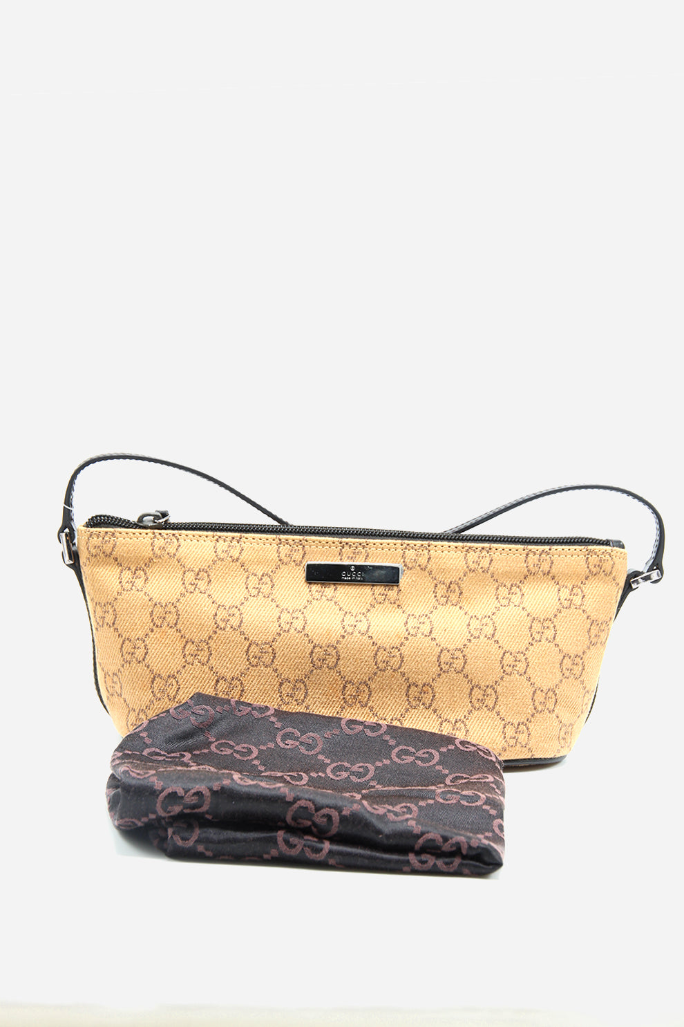 Gucci GG Denim Boat Pochette