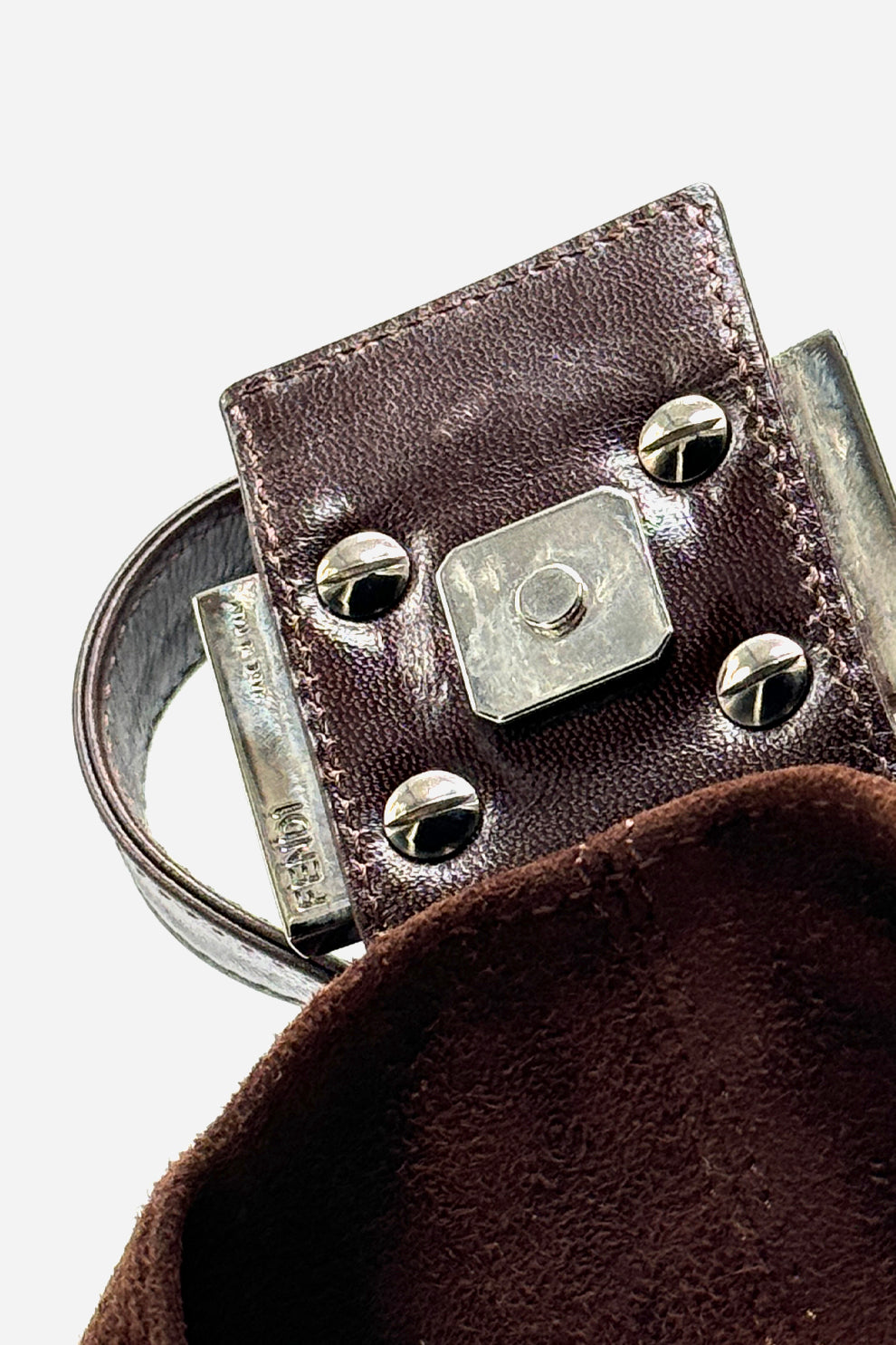 Fendi Suede Baguette