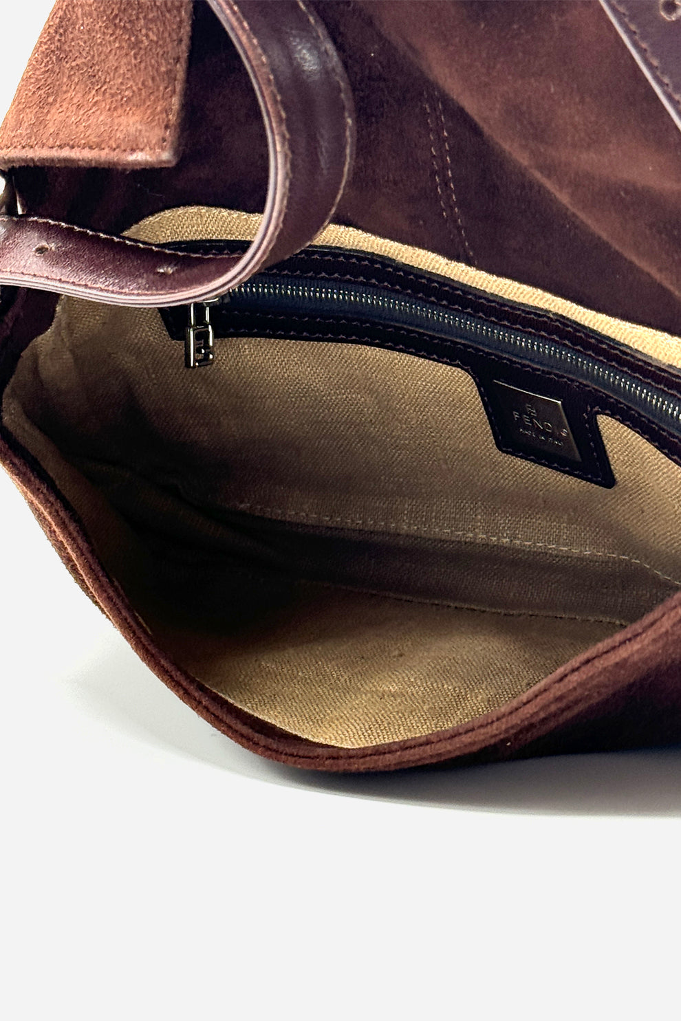 Fendi Suede Baguette