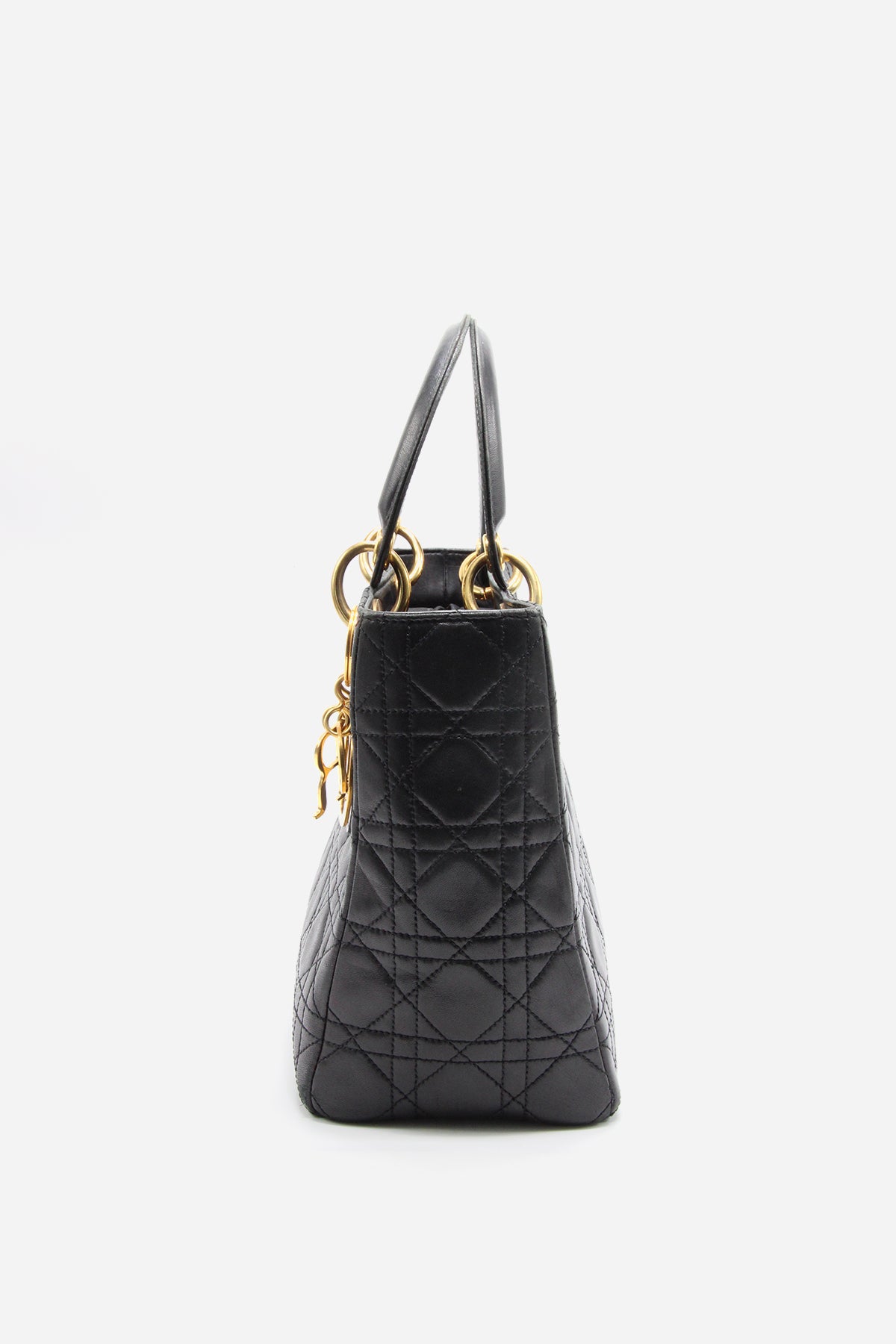 Dior Vintage Medium Cannage Lady Dior Bag