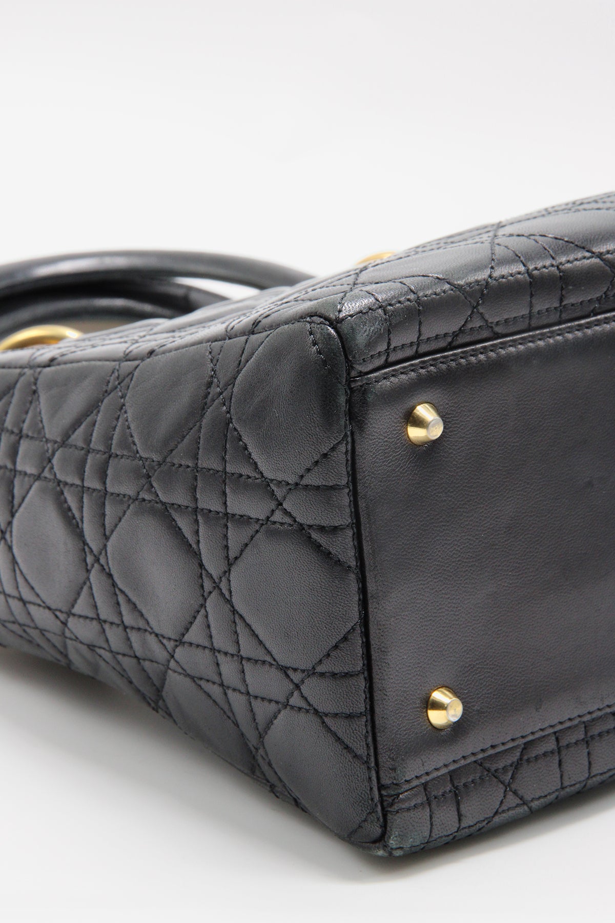 Dior Vintage Medium Cannage Lady Dior Bag