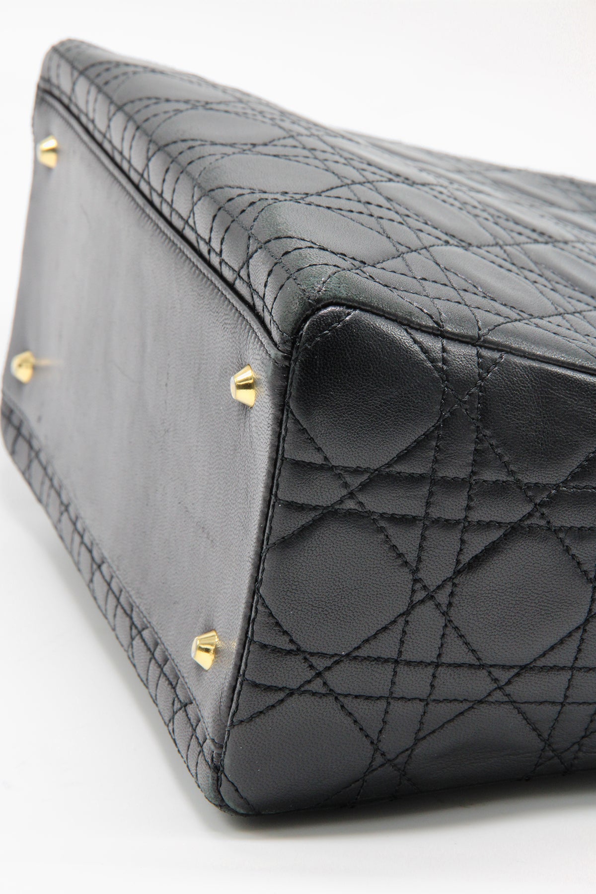 Dior Vintage Medium Cannage Lady Dior Bag