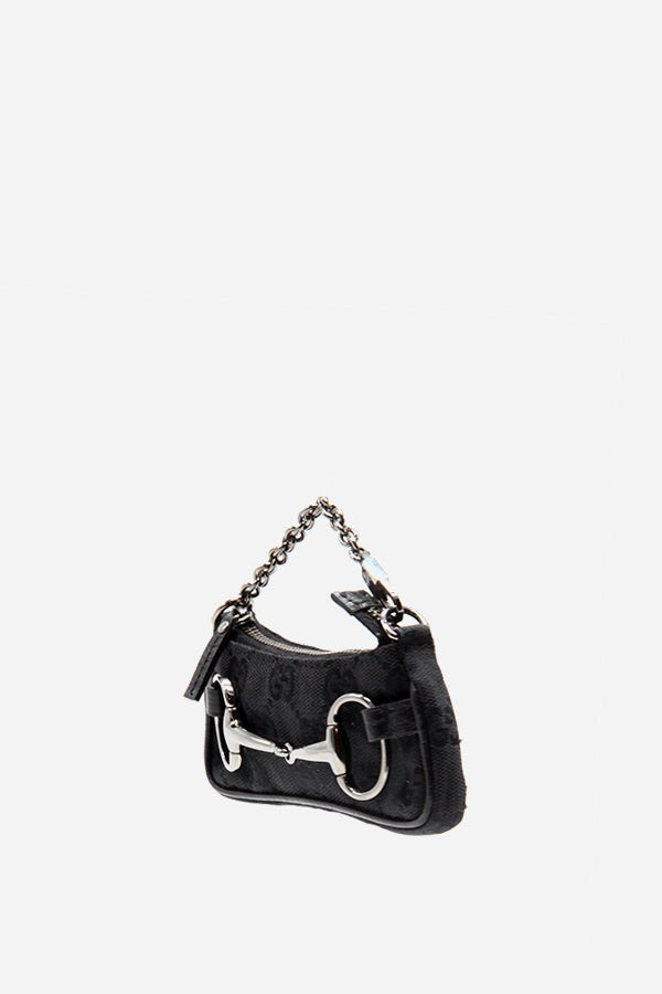 Gucci GG Canvas Horsebit Chain