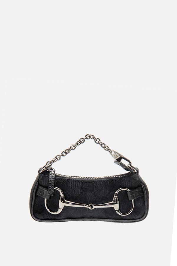 Gucci GG Canvas Horsebit Chain