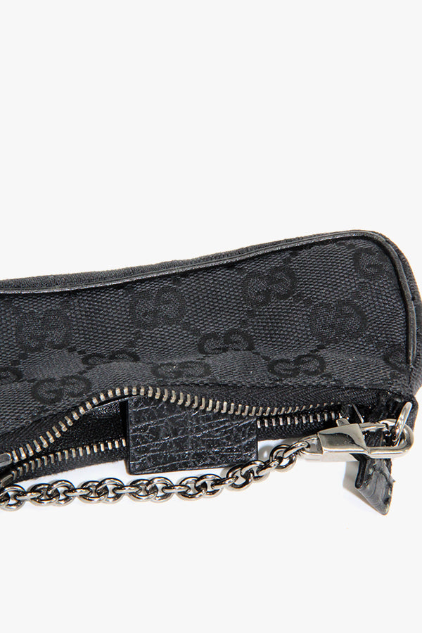 Gucci GG Canvas Horsebit Chain