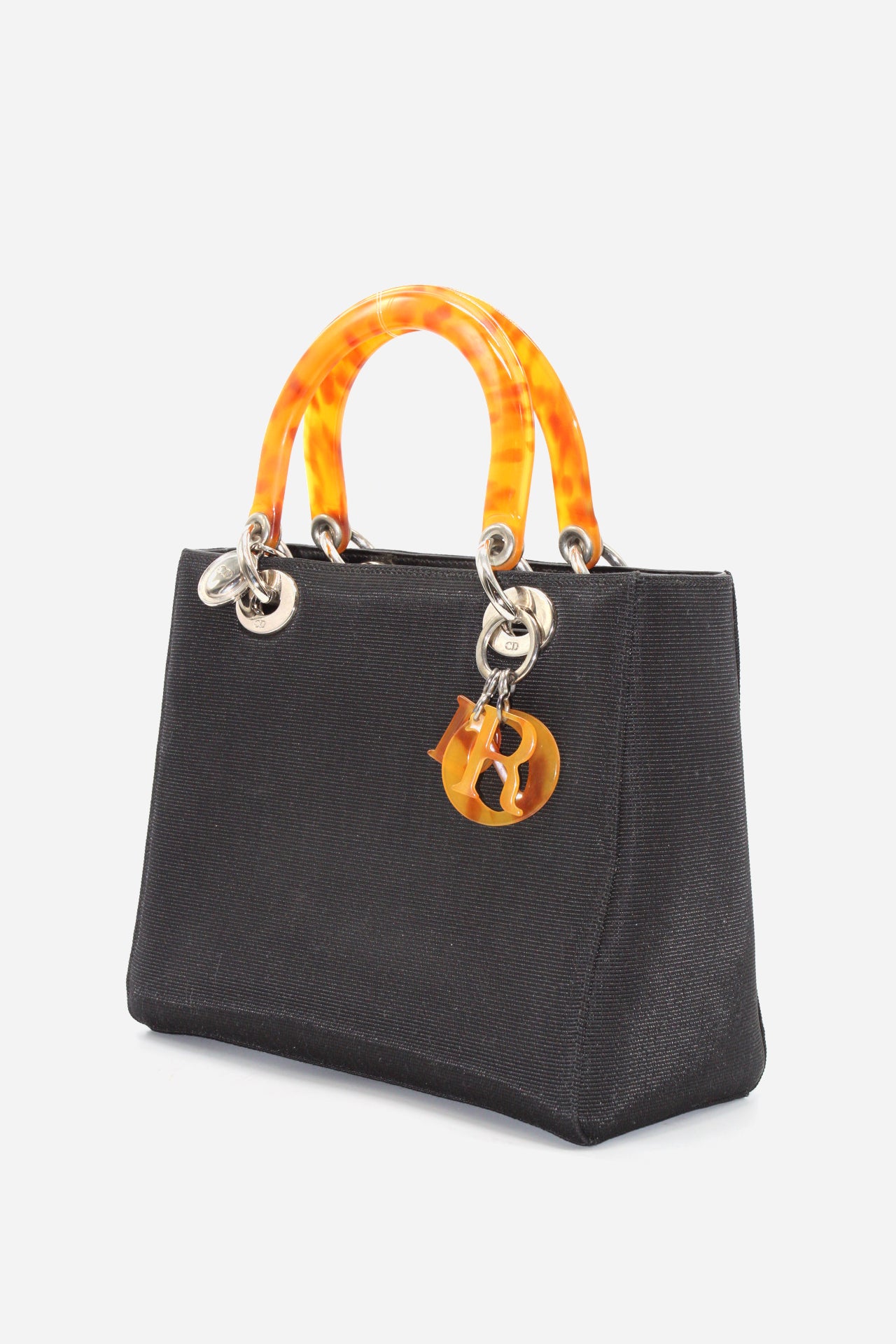 Dior Canvas Lady Dior Medium Vintage