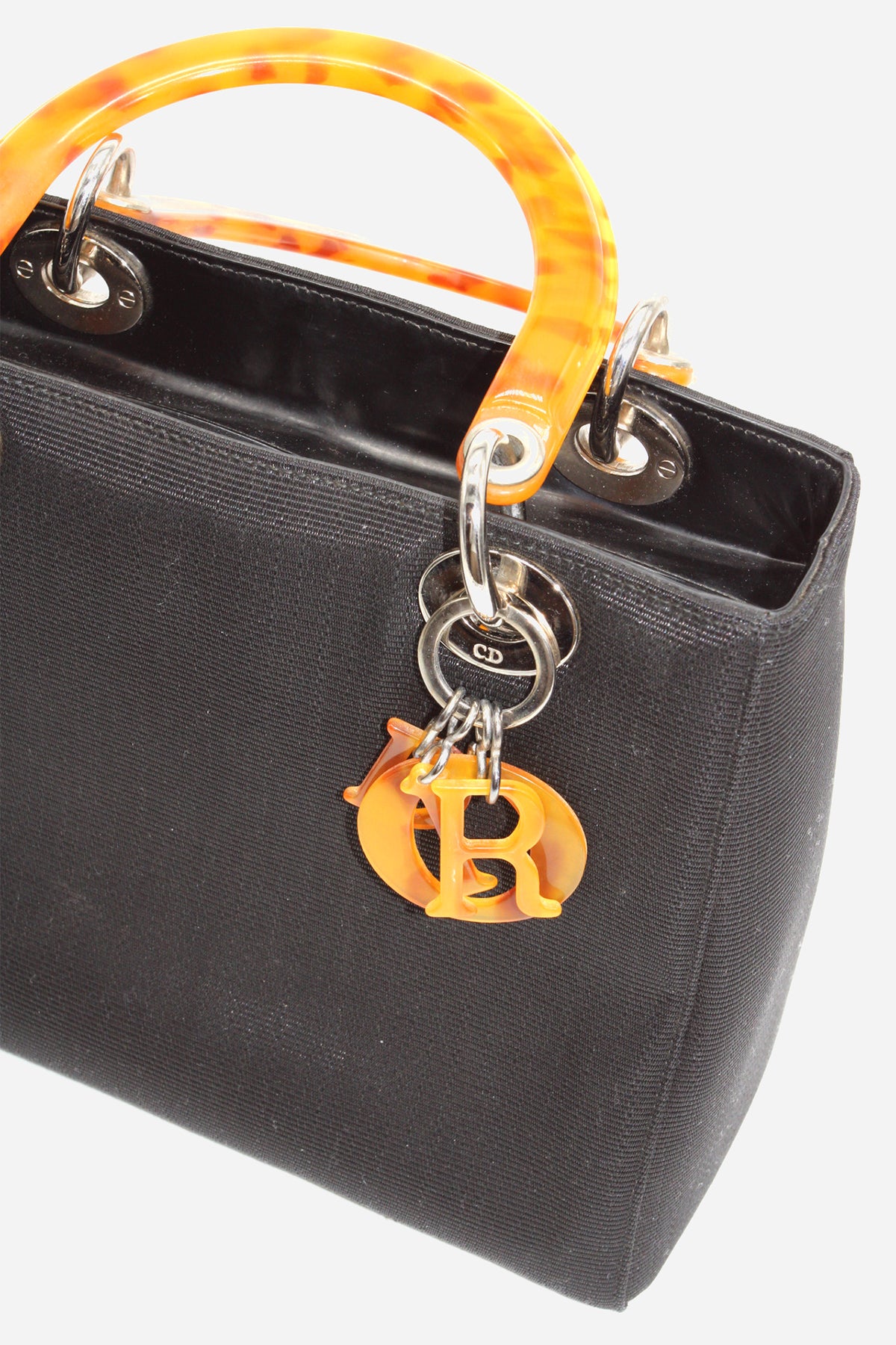 Dior Canvas Lady Dior Medium Vintage