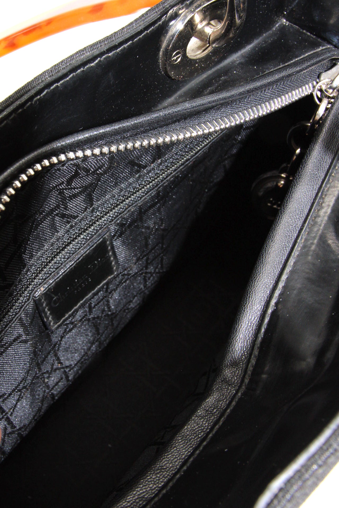 Dior Canvas Lady Dior Medium Vintage
