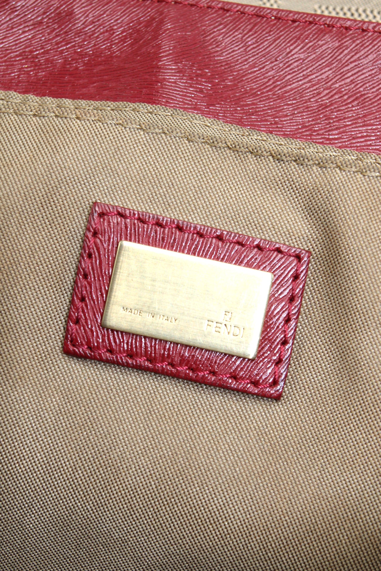 Fendi Zucca Shadow Shoulder Bag