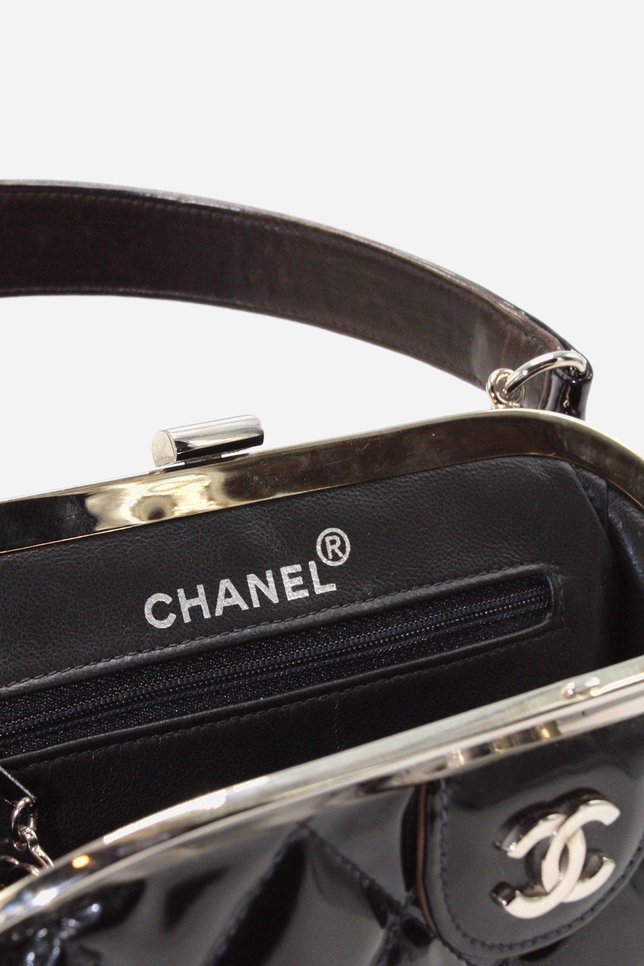 Chanel Patent Frame Bag