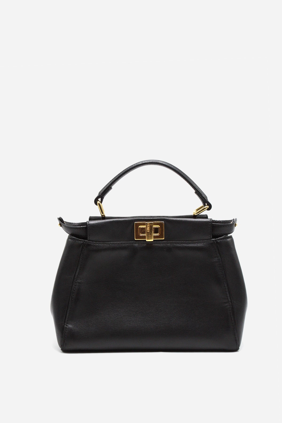 Fendi Leather Peekaboo Mini