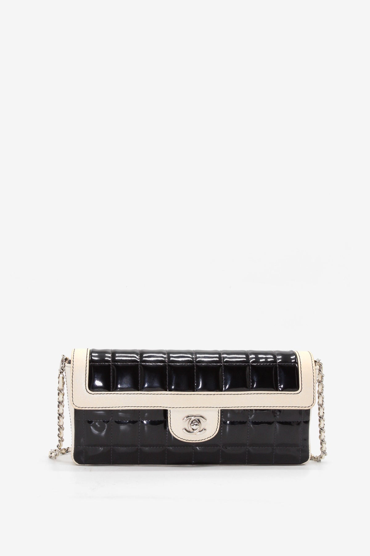 Chanel Vintage Chocolate Bar E/W Flap Bag