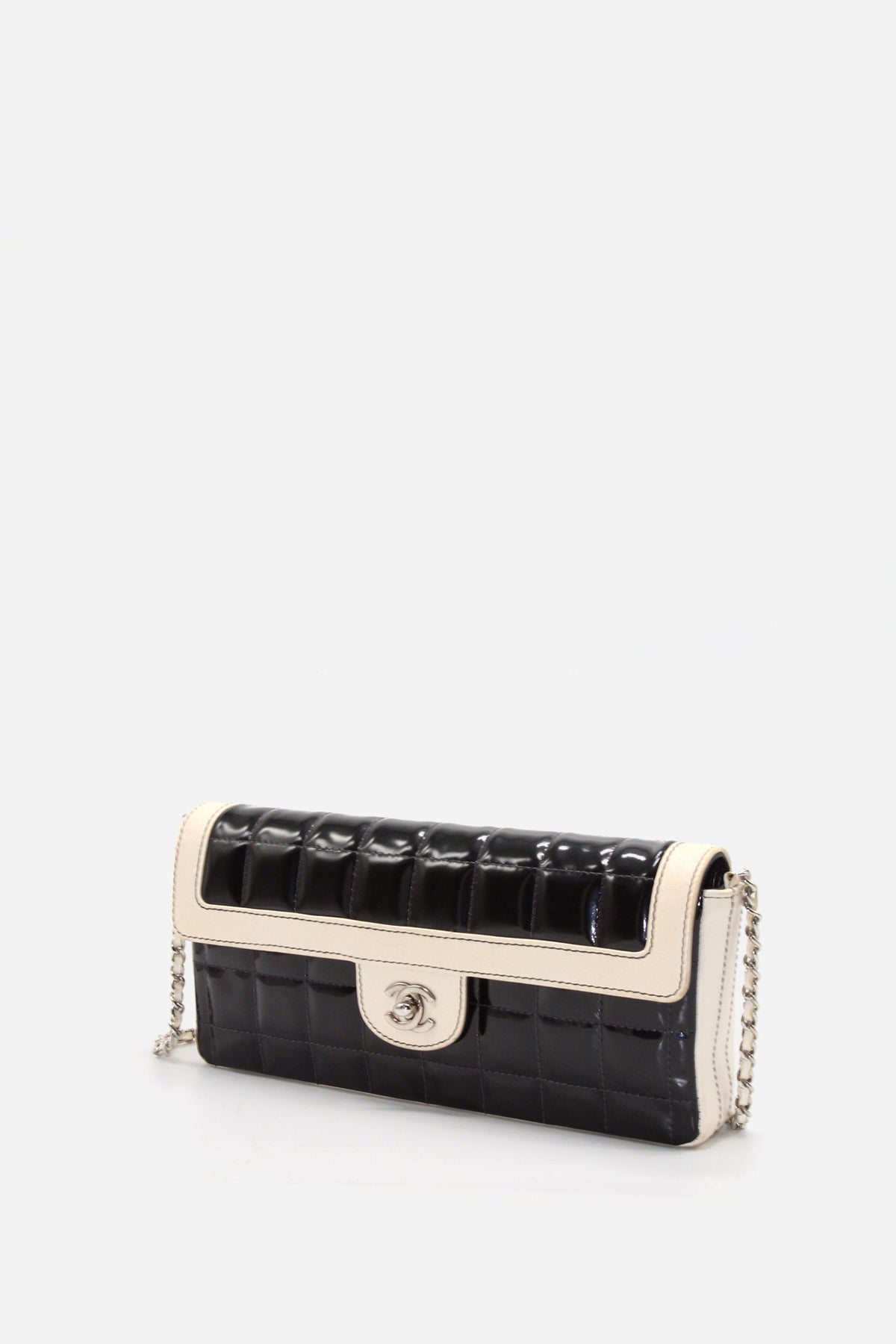 Chanel Vintage Chocolate Bar E/W Flap Bag