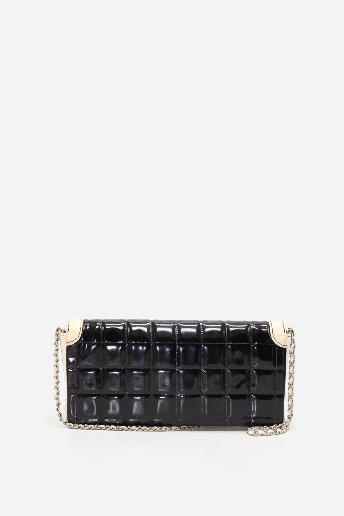 Chanel Vintage Chocolate Bar E/W Flap Bag